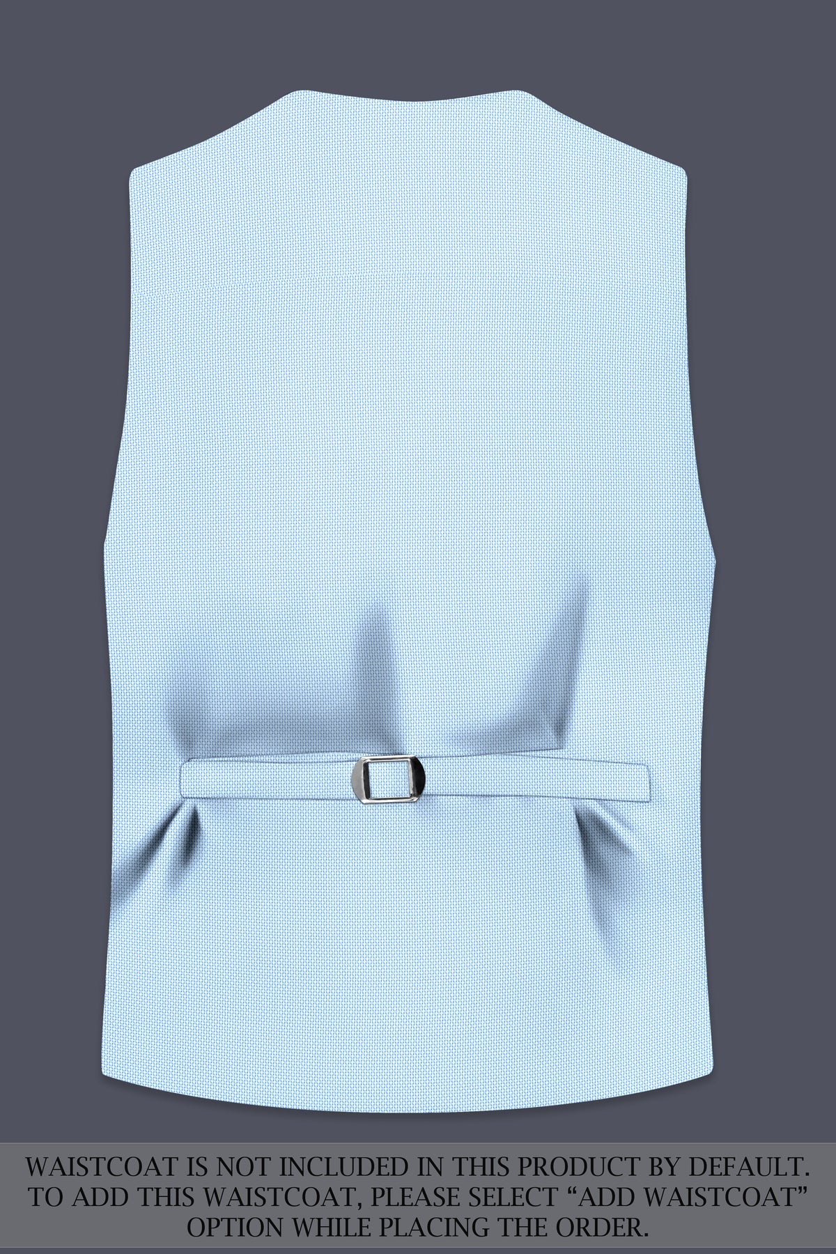 Azure-Hawkes Blue Diamond Textured Wool Rich Slight Stretch Double Breasted Suit