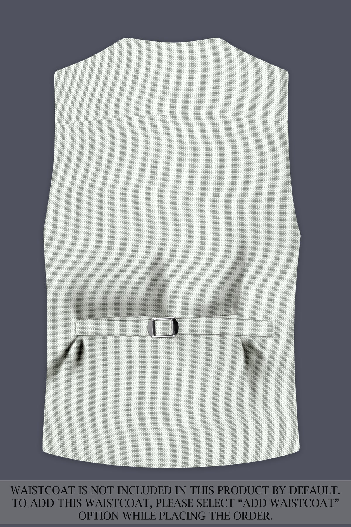 Cavell-Ash Gray Diamond Textured Wool Rich Slight Stretch Double Breasted Suit
