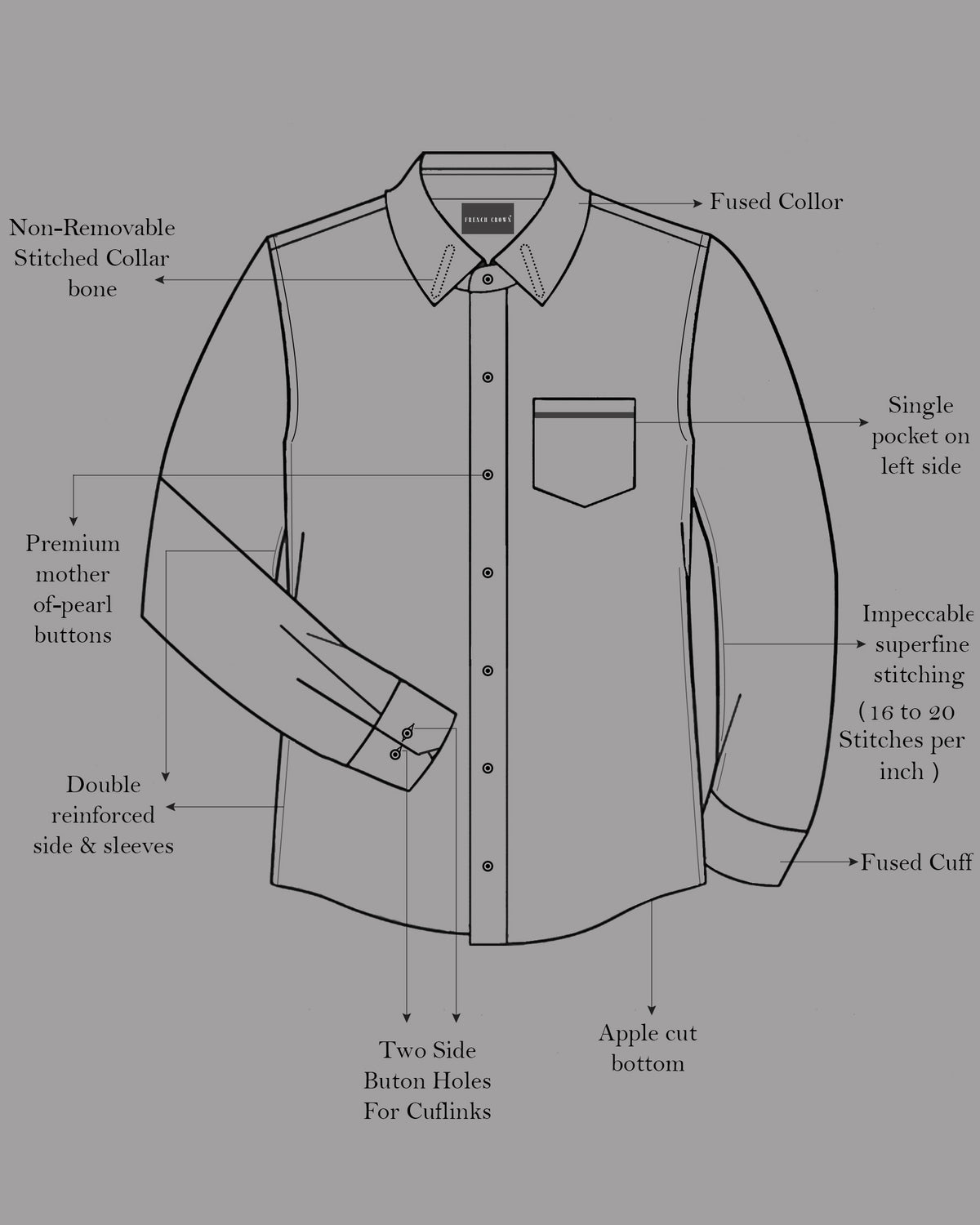 Cerulean Blue Oval Jacquard Textured Premium Giza Cotton Shirt