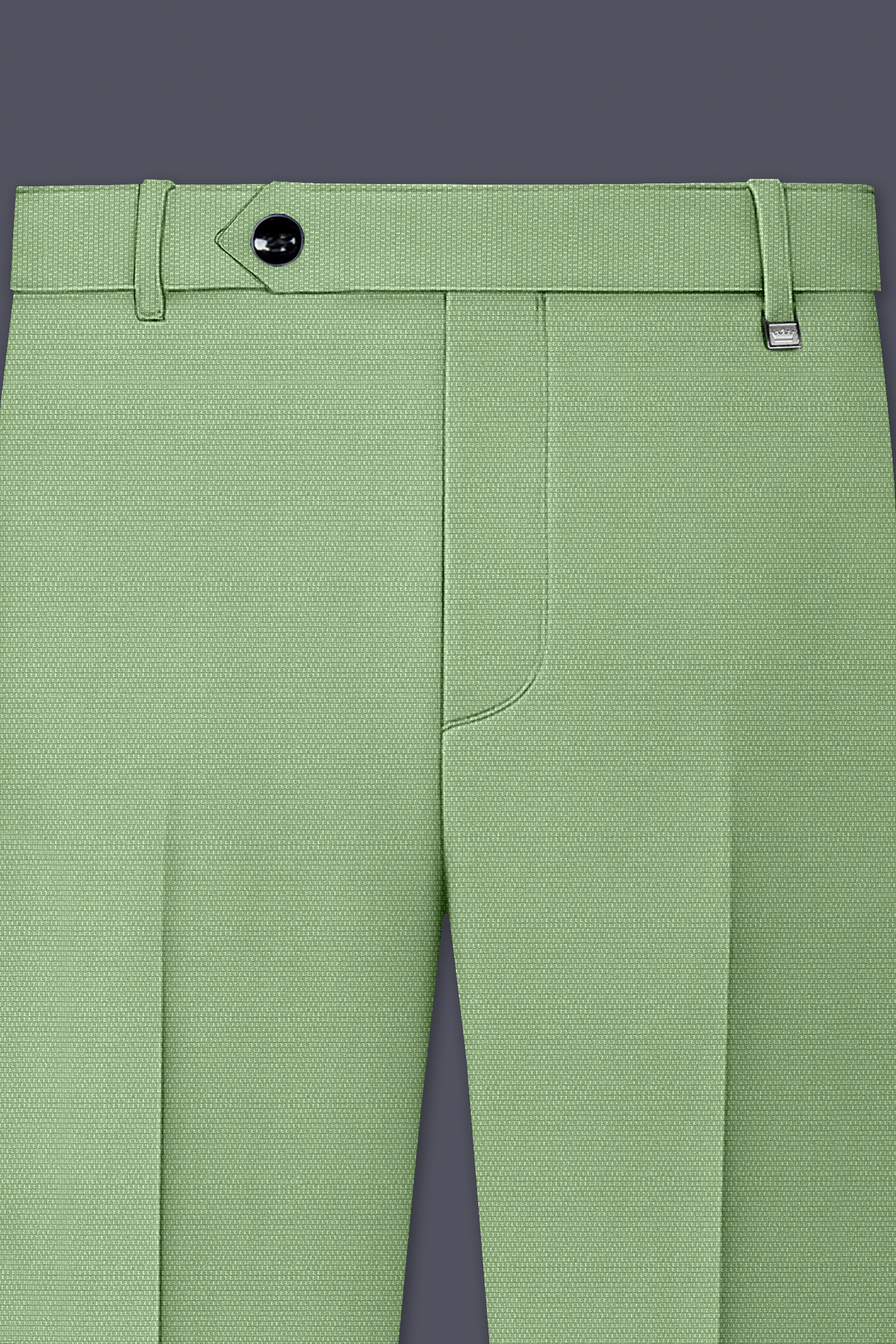 Camouflage Green Wool rich Pant