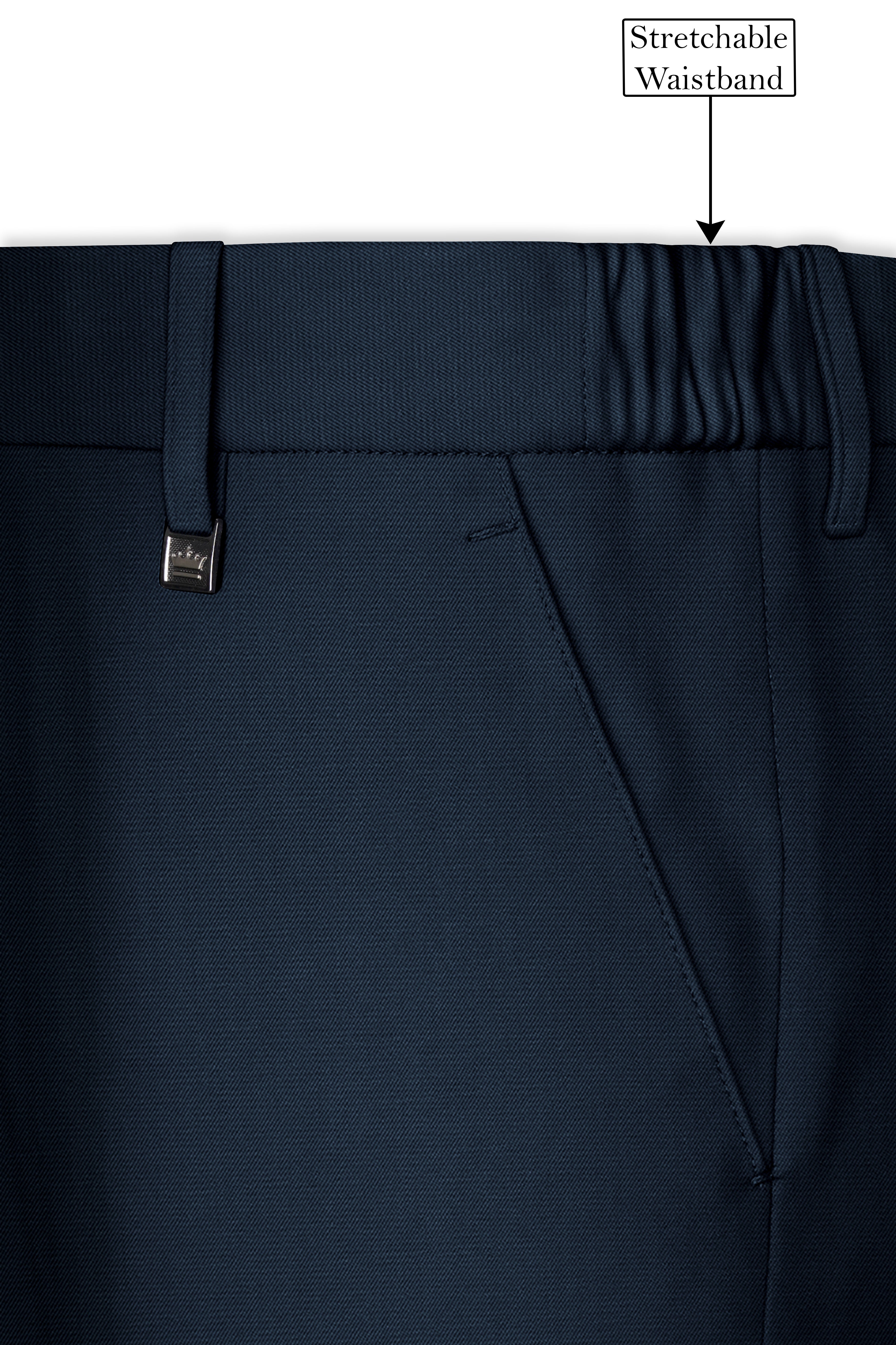 Iridium Grey Solid Pant