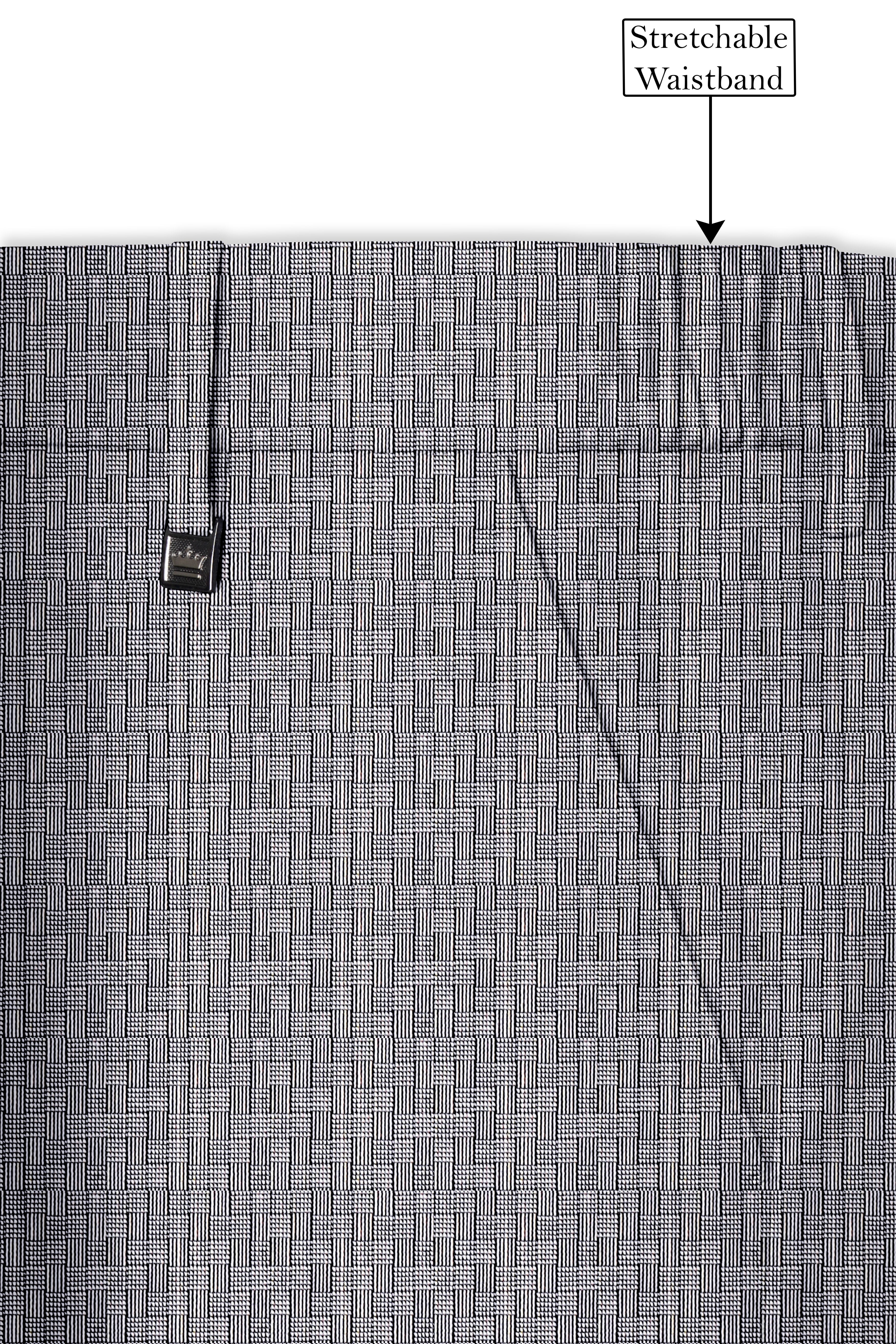 Mobster Gray Textured Pant