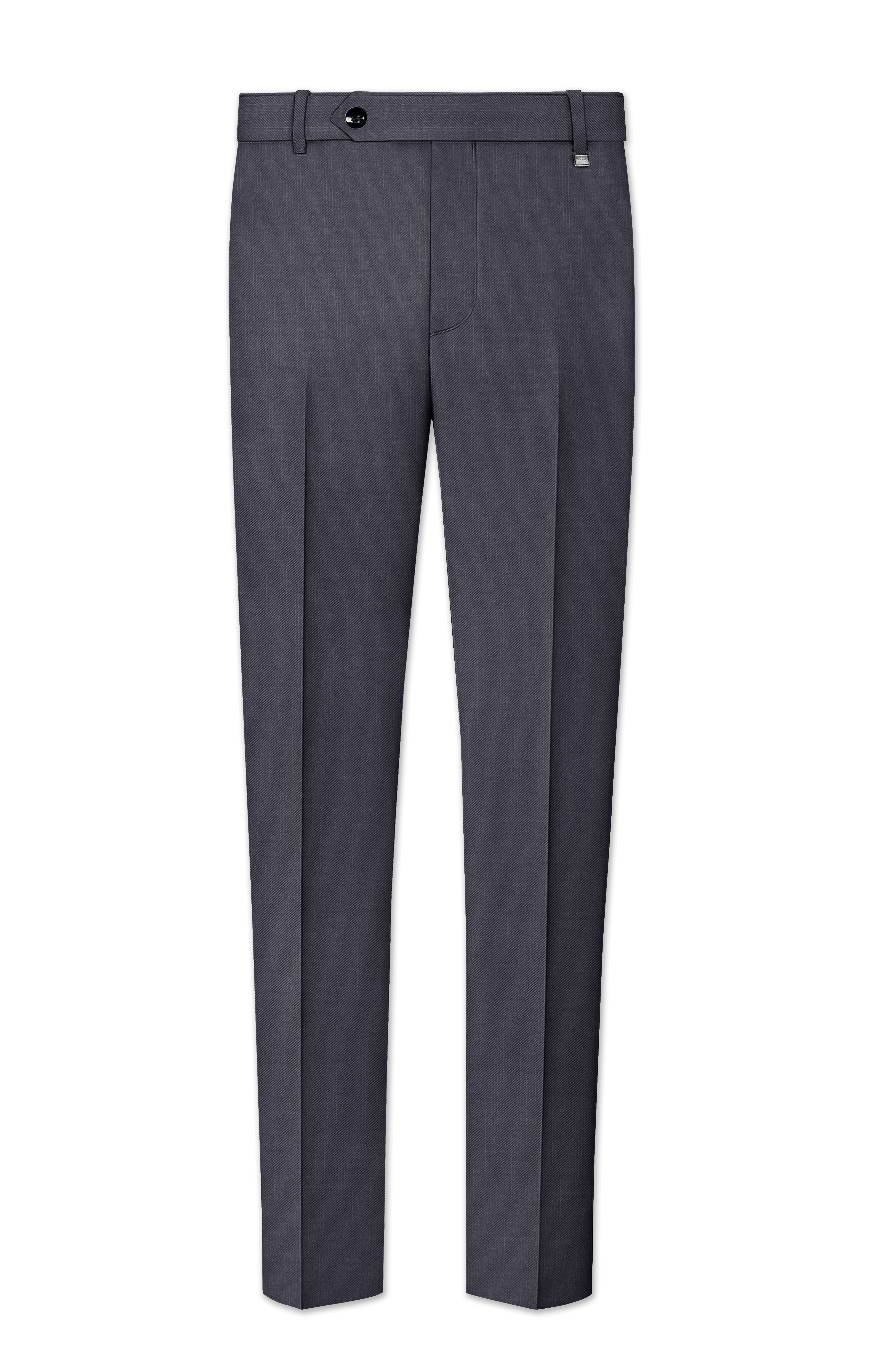 Vampire Gray Textured Pant
