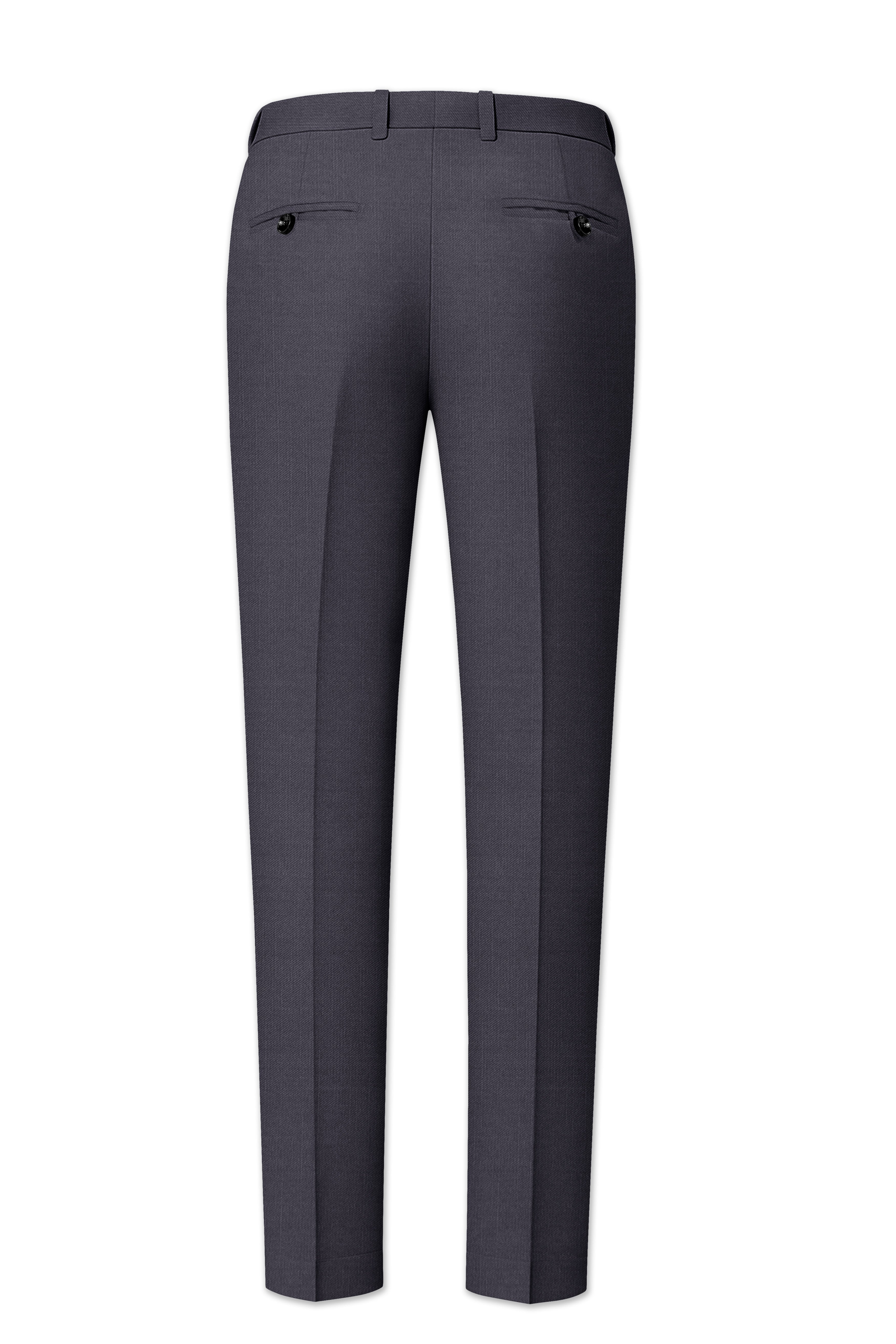 Vampire Gray Textured Pant