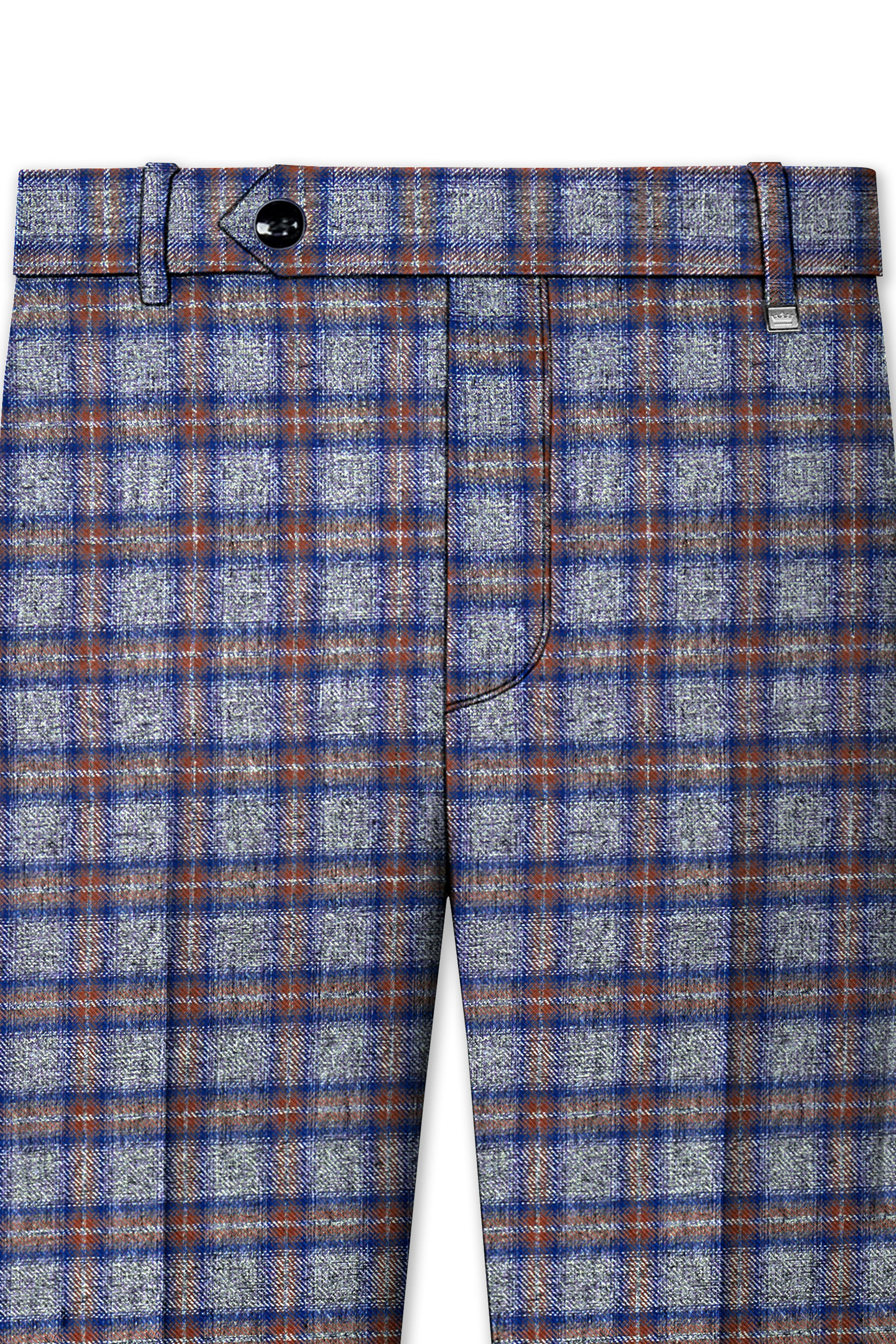 Fuscous Gray Checkered Pant