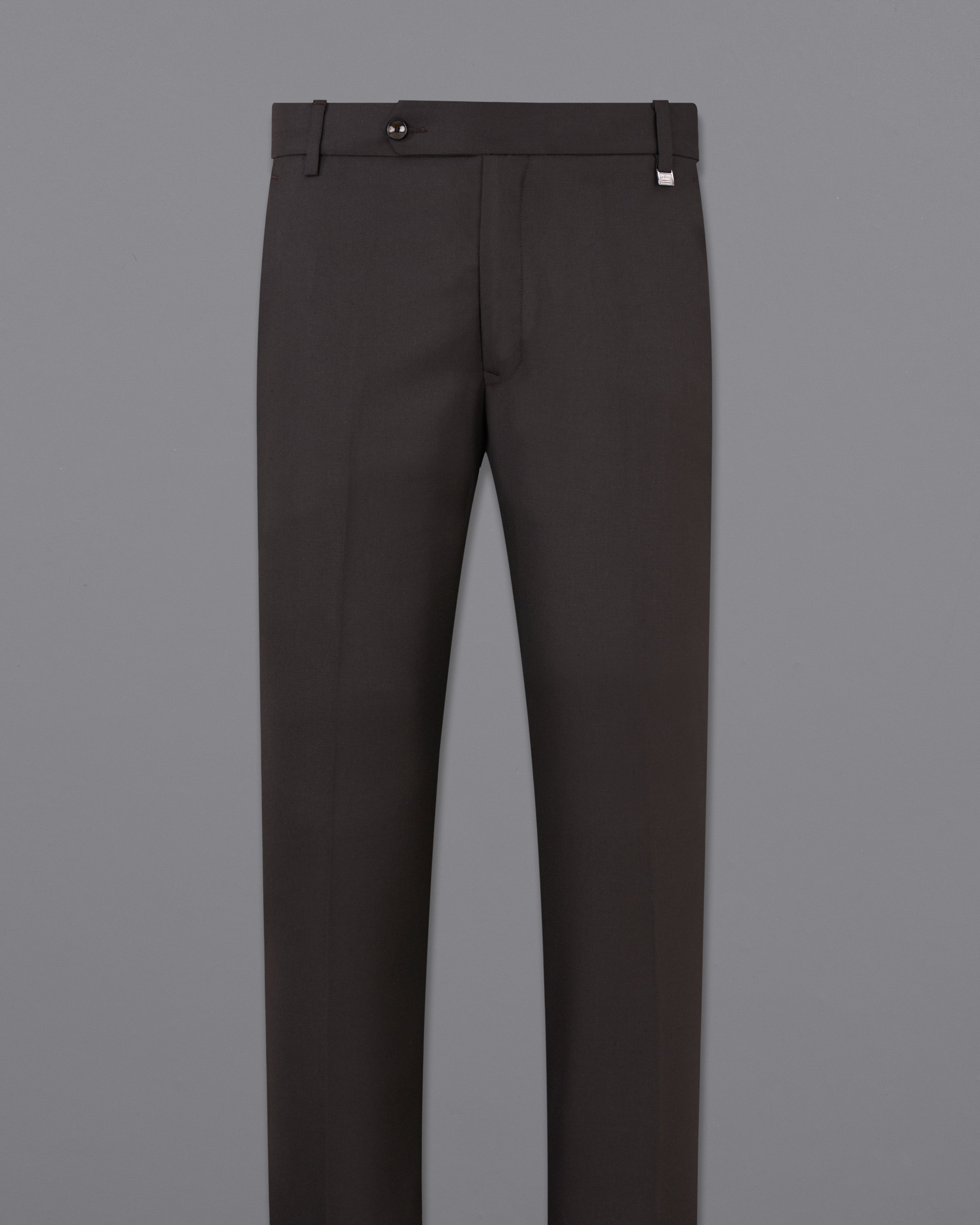 Eclipse Brown Textured Pants