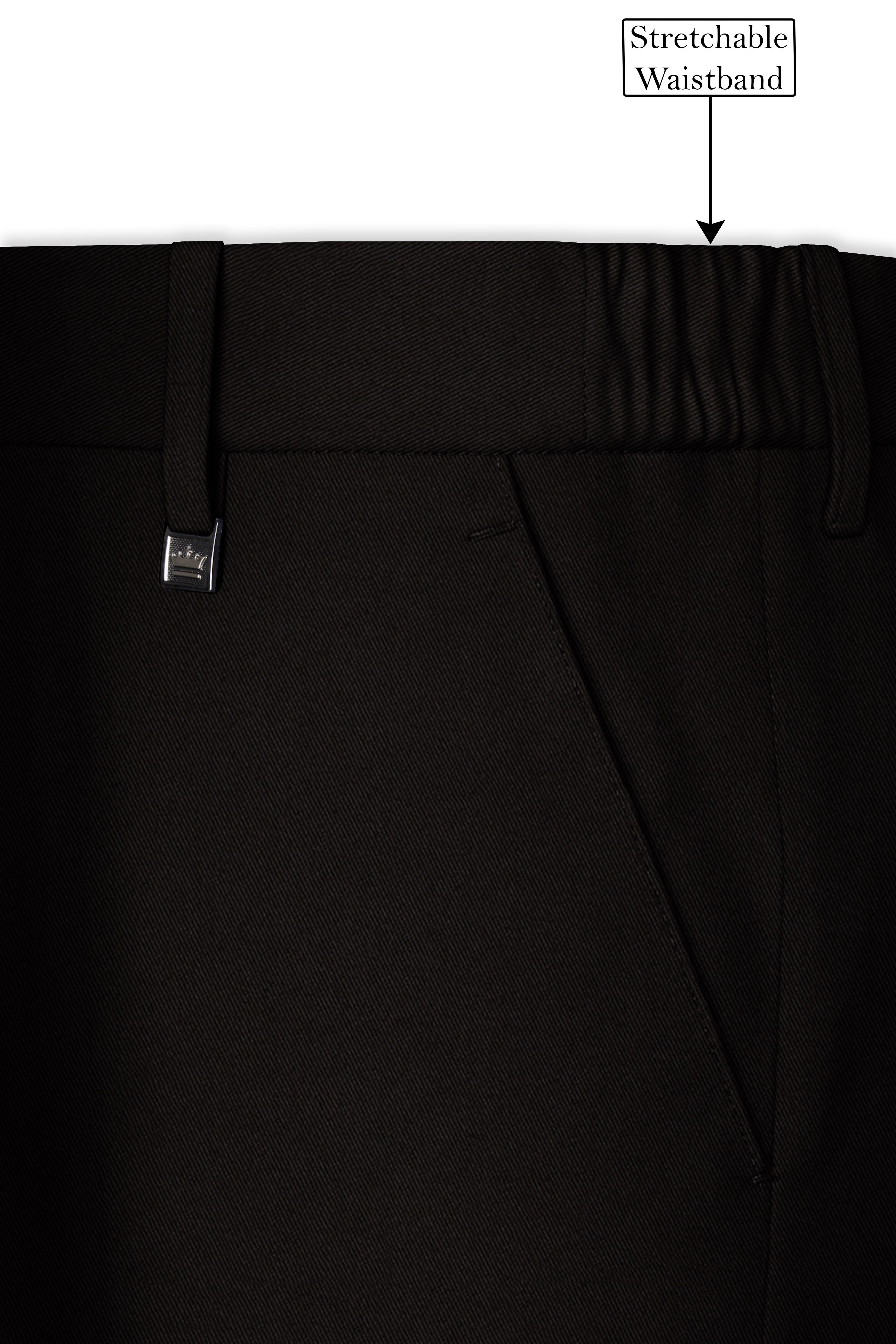 Eclipse Brown Textured Pants