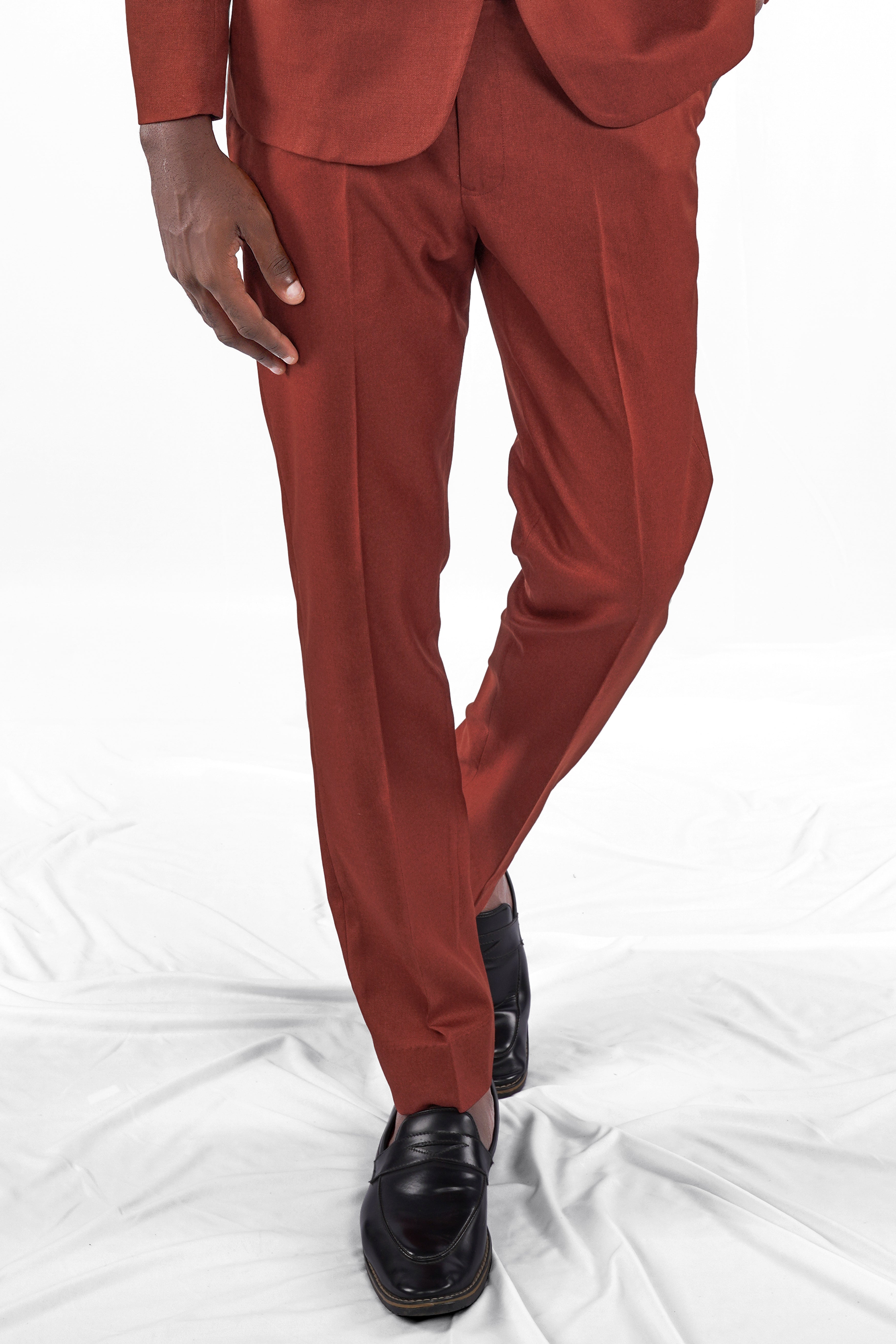 Nutmeg Red Tweed Pant T2695-28, T2695-30, T2695-32, T2695-34, T2695-36, T2695-38, T2695-40, T2695-42, T2695-44