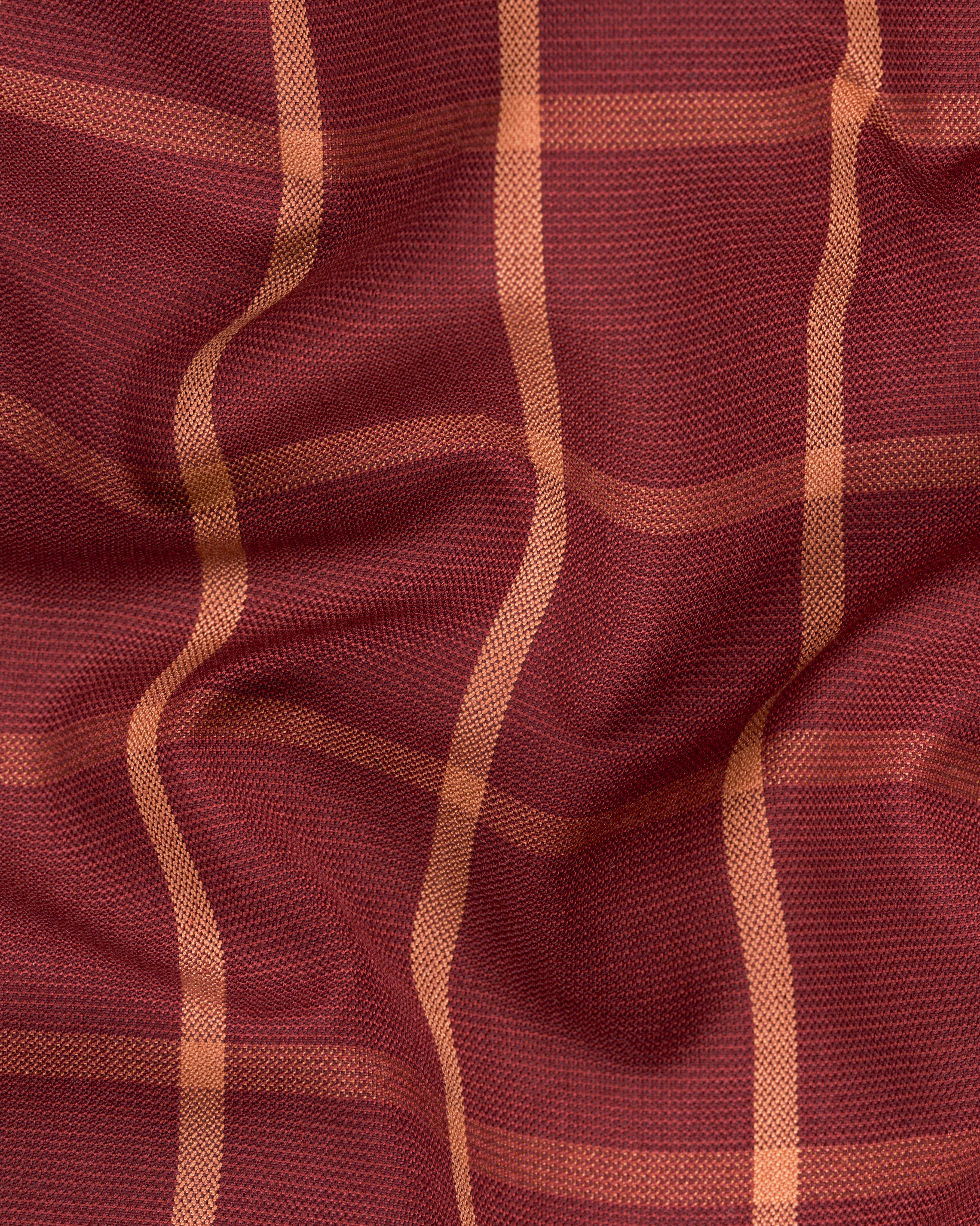 Wine and Chestnut Brown Plaid Pant T2722-28, T2722-30, T2722-32, T2722-34, T2722-36, T2722-38, T2722-40, T2722-42, T2722-44