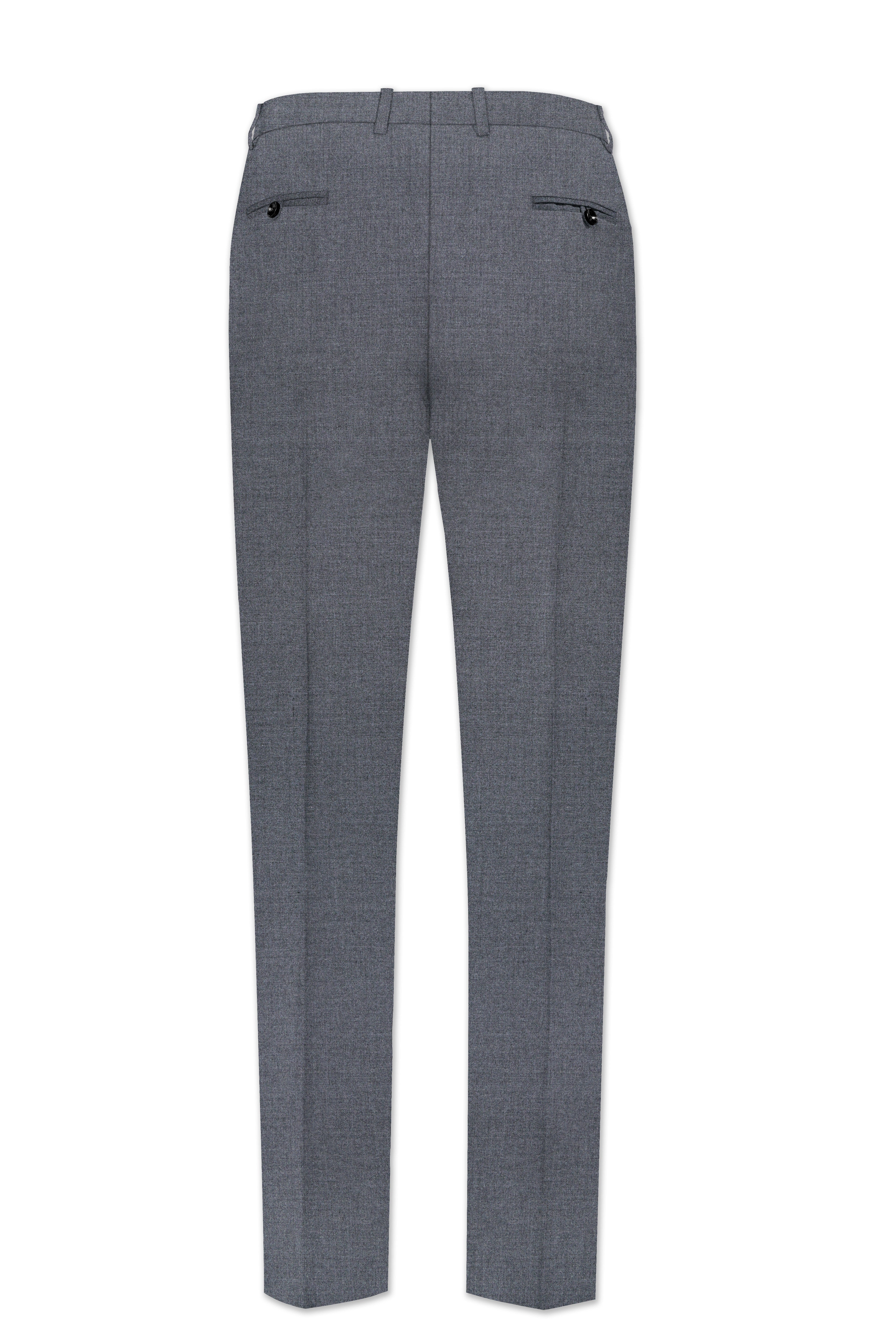 Fuscous Gray Wool Rich Pant