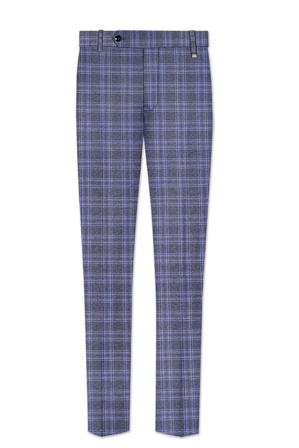 Ironside and Casper Gray Plaid Wool Rich Pant