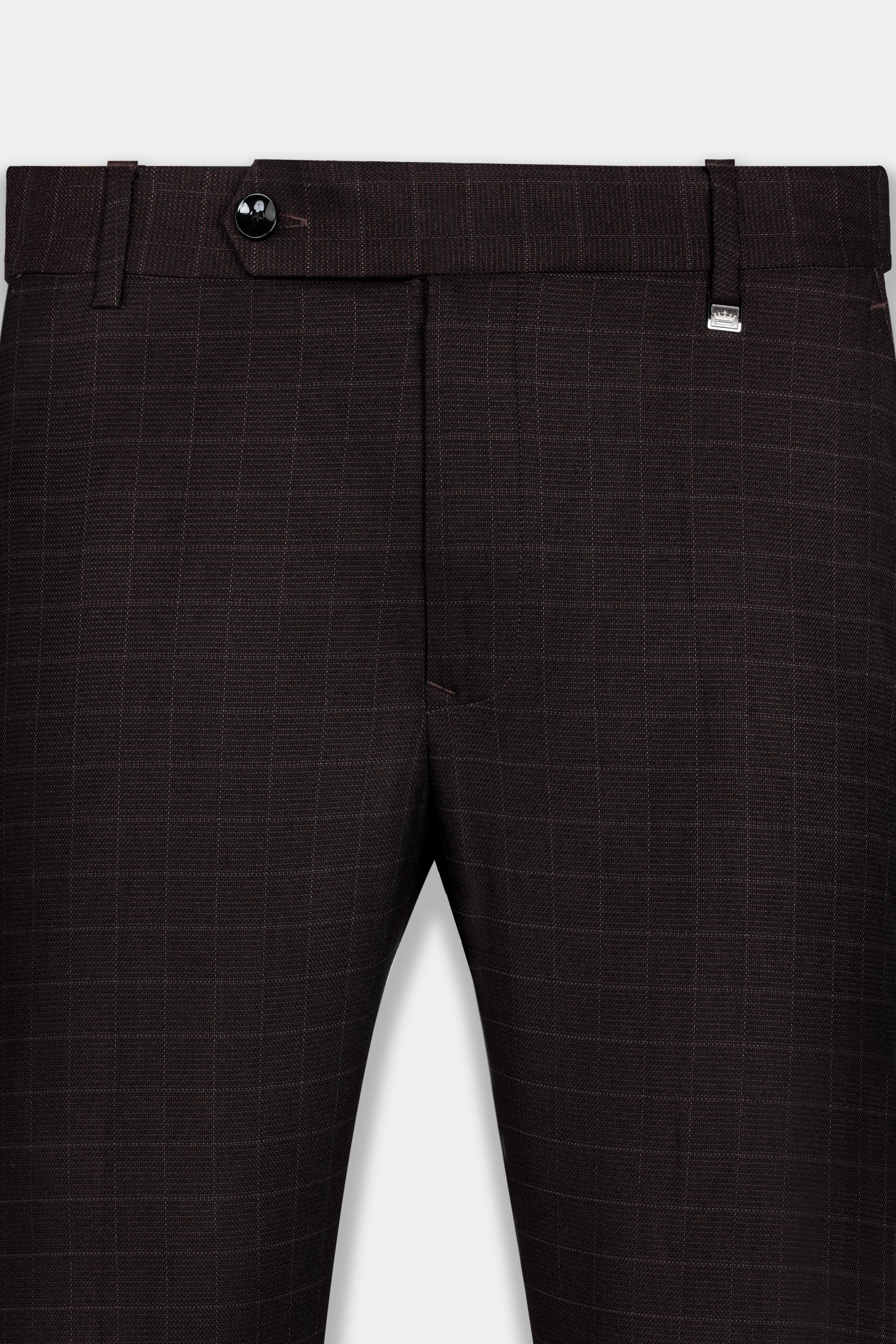 Gondola Brown Checkered Wool Rich Pant T2902-SW-28, T2902-SW-30, T2902-SW-32, T2902-SW-34, T2902-SW-36, T2902-SW-38, T2902-SW-40, T2902-SW-42, T2902-SW-44