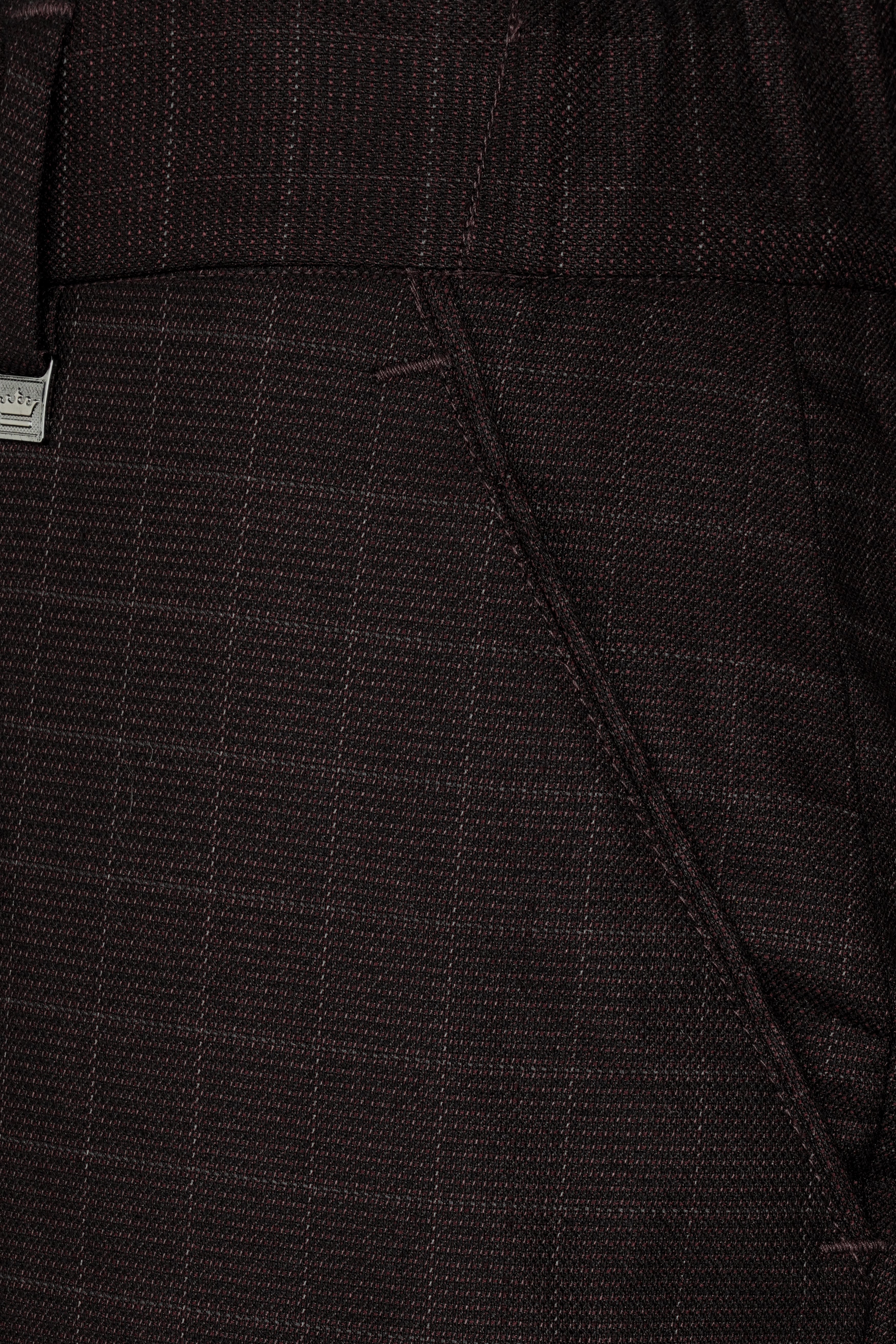 Gondola Brown Checkered Wool Rich Pant T2902-SW-28, T2902-SW-30, T2902-SW-32, T2902-SW-34, T2902-SW-36, T2902-SW-38, T2902-SW-40, T2902-SW-42, T2902-SW-44