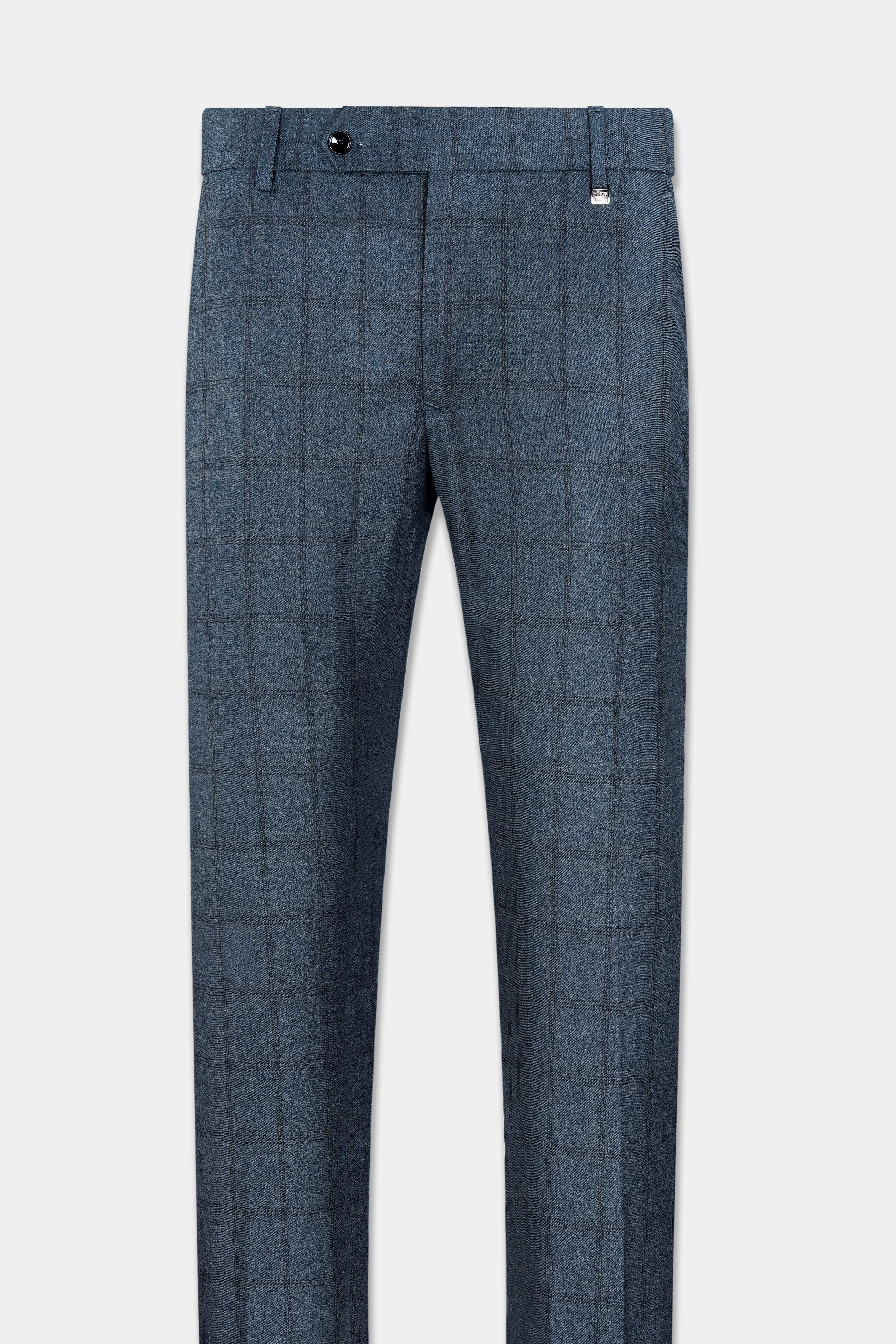 Bayoux Gray Plaid Wool Rich Pant T2906-SW-28, T2906-SW-30, T2906-SW-32, T2906-SW-34, T2906-SW-36, T2906-SW-38, T2906-SW-40, T2906-SW-42, T2906-SW-44