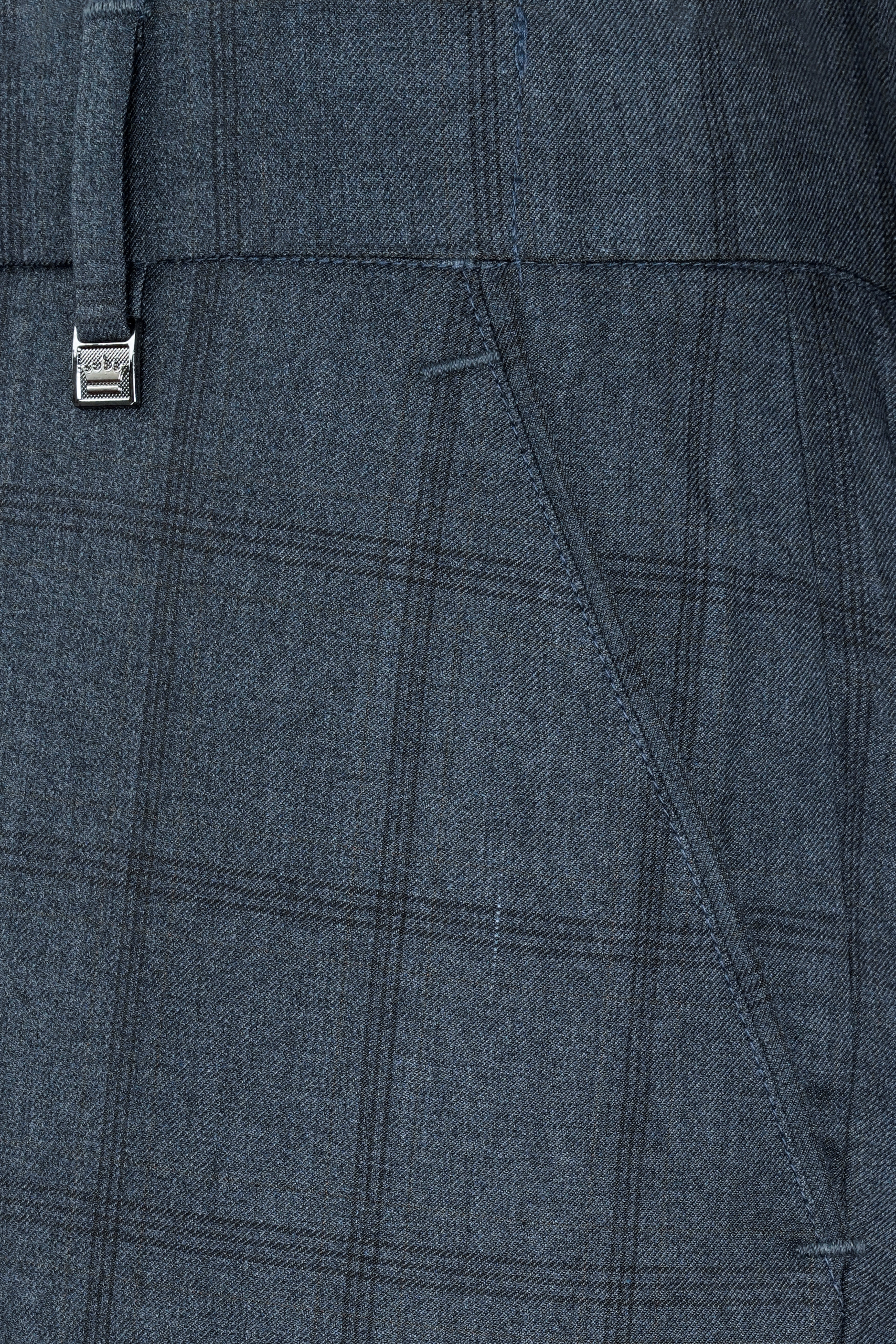 Bayoux Gray Plaid Wool Rich Pant T2906-SW-28, T2906-SW-30, T2906-SW-32, T2906-SW-34, T2906-SW-36, T2906-SW-38, T2906-SW-40, T2906-SW-42, T2906-SW-44