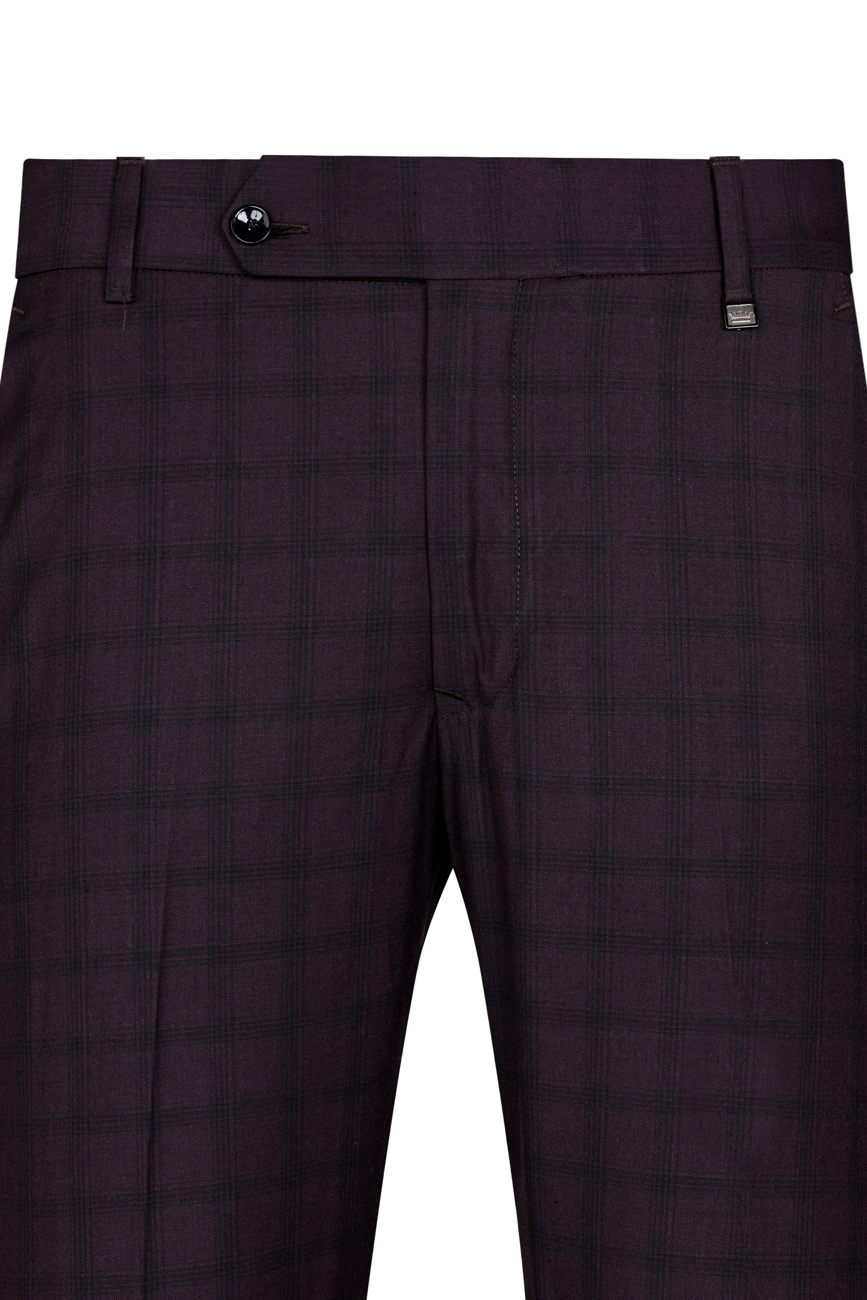 Cinder Purple Checkered Wool Rich Pant T2916-SW-28, T2916-SW-30, T2916-SW-32, T2916-SW-34, T2916-SW-36, T2916-SW-38, T2916-SW-40, T2916-SW-42, T2916-SW-44