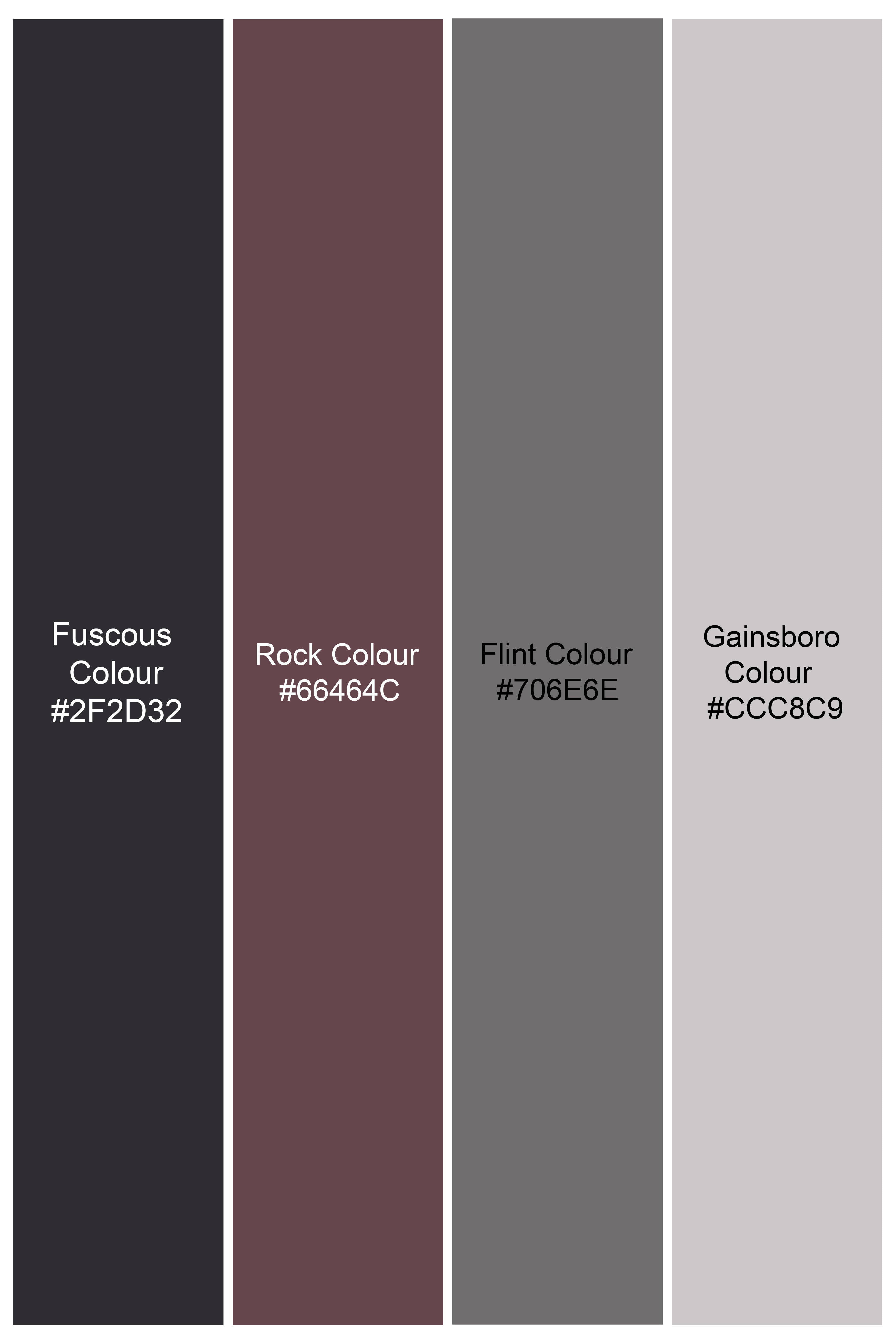 Fuscous Black and Rock Pink Plaid Tweed Pant T2921-SW-28, T2921-SW-30, T2921-SW-32, T2921-SW-34, T2921-SW-36, T2921-SW-38, T2921-SW-40, T2921-SW-42, T2921-SW-44