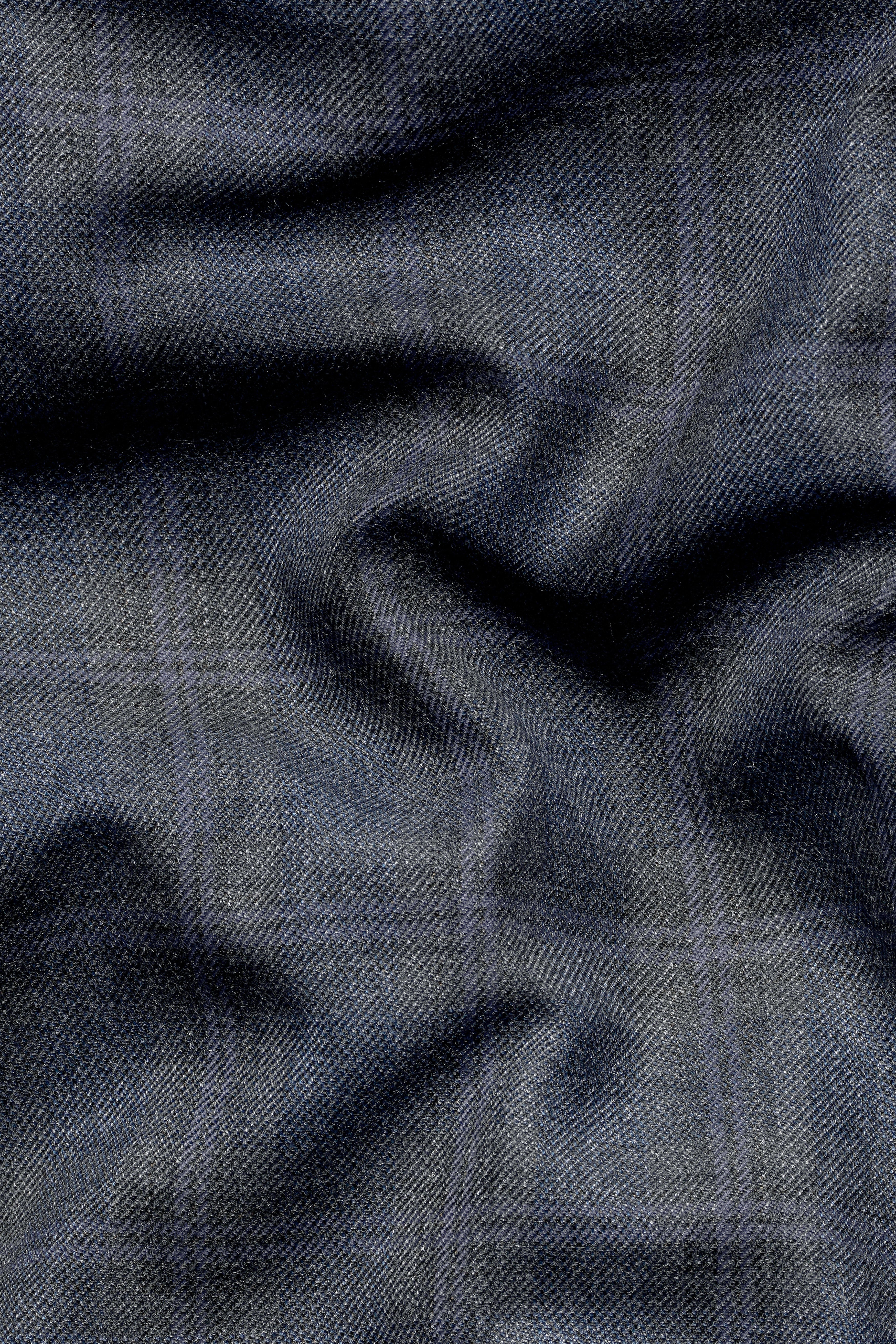Ebony Clay Blue and Gravel Gray Plaid Tweed Pant T2927-SW-28, T2927-SW-30, T2927-SW-32, T2927-SW-34, T2927-SW-36, T2927-SW-38, T2927-SW-40, T2927-SW-42, T2927-SW-44