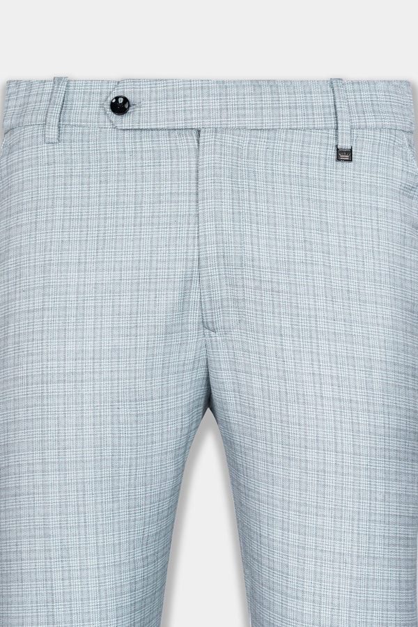 Tiara Gray Checkered Wool Rich Pant T2929-SW-28, T2929-SW-30, T2929-SW-32, T2929-SW-34, T2929-SW-36, T2929-SW-38, T2929-SW-40, T2929-SW-42, T2929-SW-44