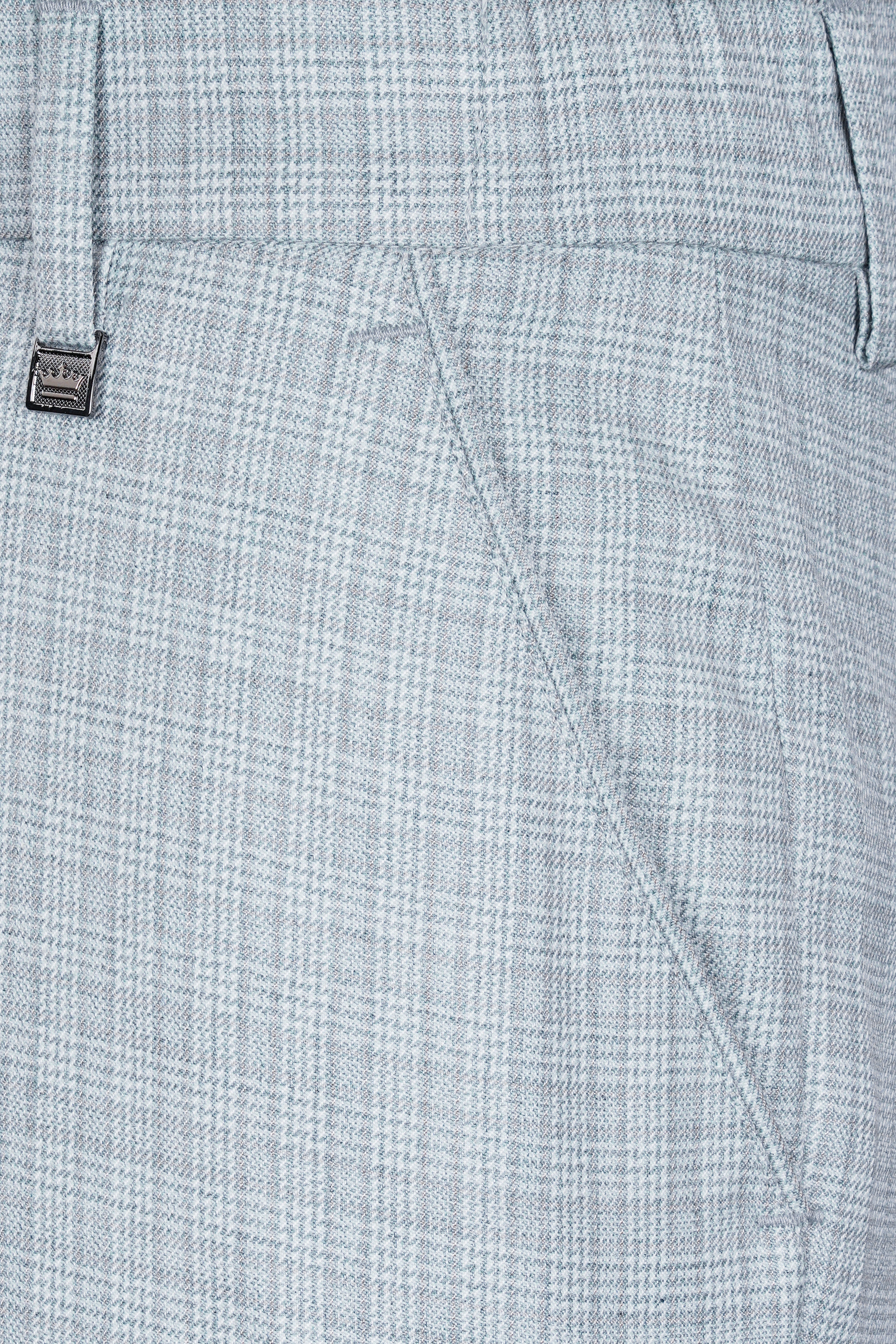 Tiara Gray Checkered Wool Rich Pant T2929-SW-28, T2929-SW-30, T2929-SW-32, T2929-SW-34, T2929-SW-36, T2929-SW-38, T2929-SW-40, T2929-SW-42, T2929-SW-44