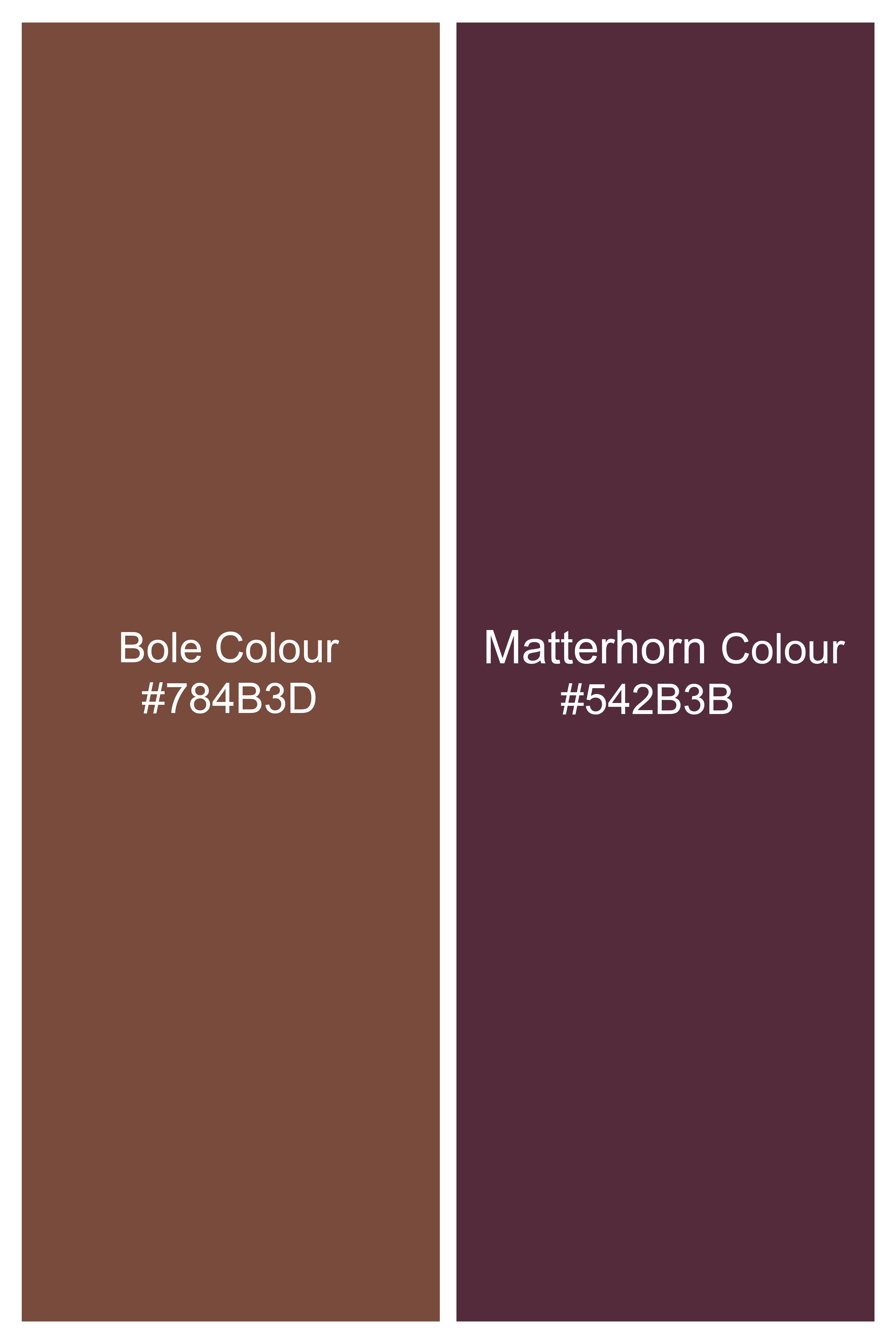 Bole Brown Windowpane Tweed Stretchable Pant T2937-SW-28, T2937-SW-30, T2937-SW-32, T2937-SW-34, T2937-SW-36, T2937-SW-38, T2937-SW-40, T2937-SW-42, T2937-SW-44