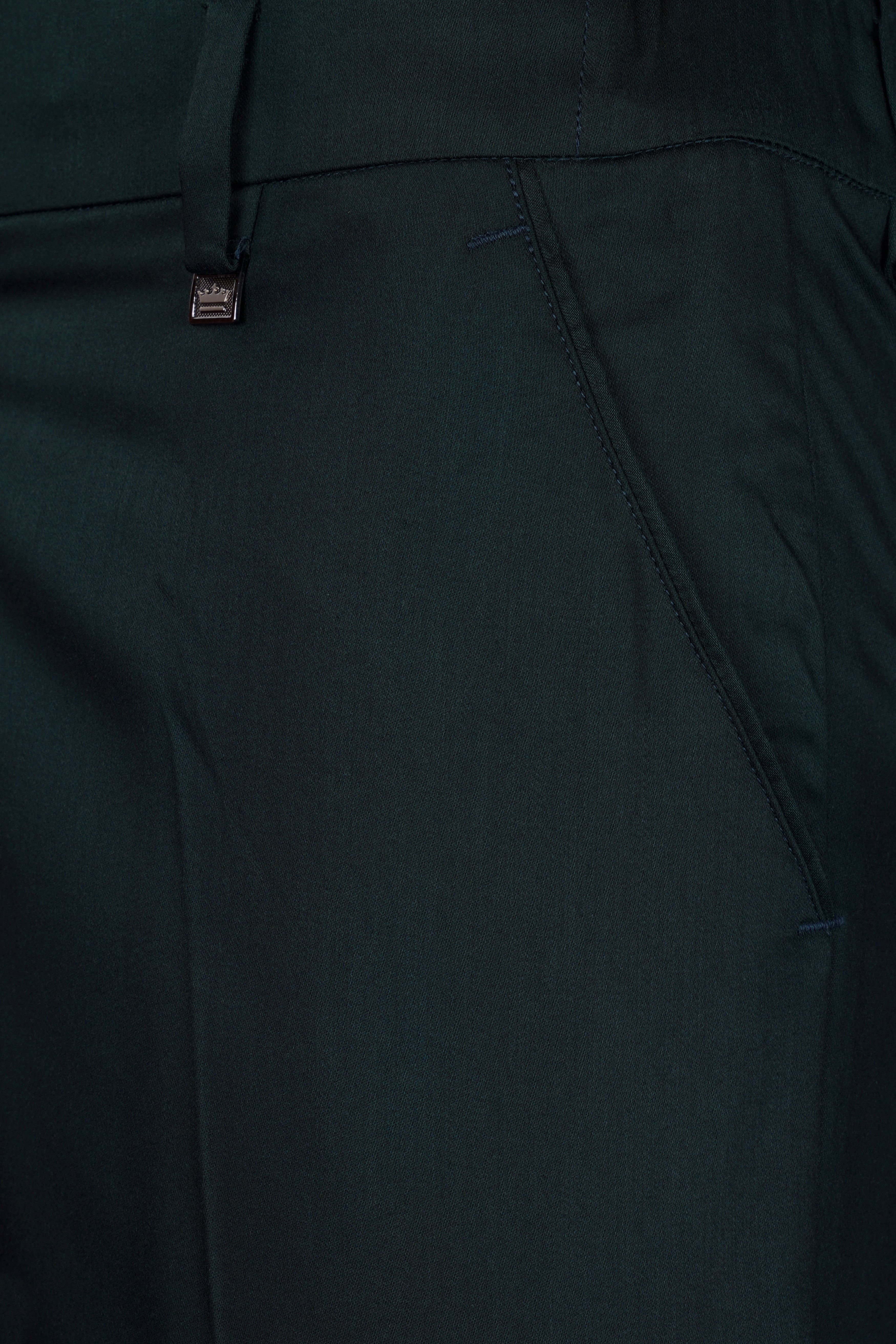 Prussian Green Wool Rich Stretchable Pant T2960-SW-28, T2960-SW-30, T2960-SW-32, T2960-SW-34, T2960-SW-36, T2960-SW-38, T2960-SW-40, T2960-SW-42, T2960-SW-44