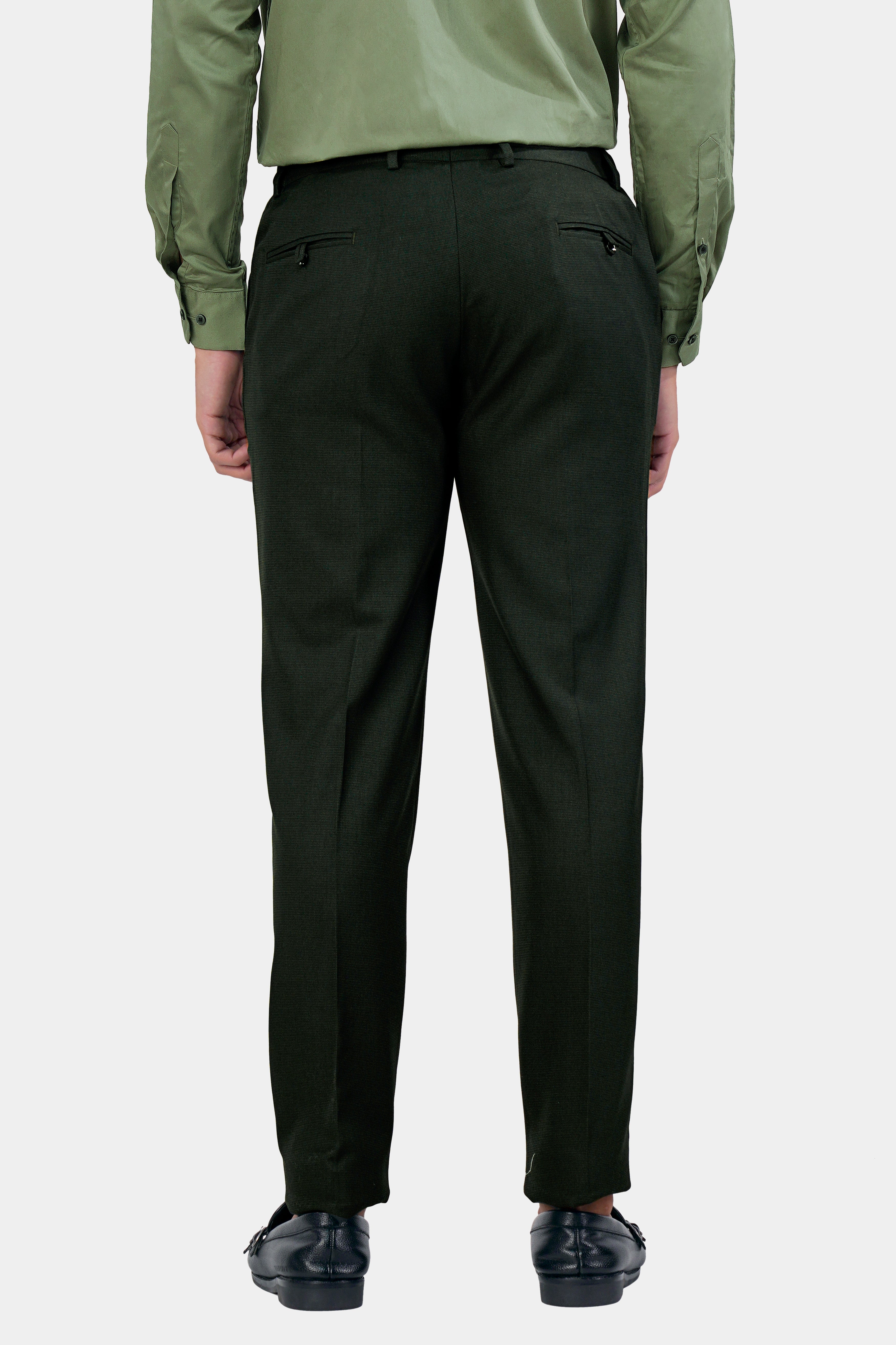Kaitoke Green Wool Rich Stretchable Pant T2961-SW-28, T2961-SW-30, T2961-SW-32, T2961-SW-34, T2961-SW-36, T2961-SW-38, T2961-SW-40, T2961-SW-42, T2961-SW-44