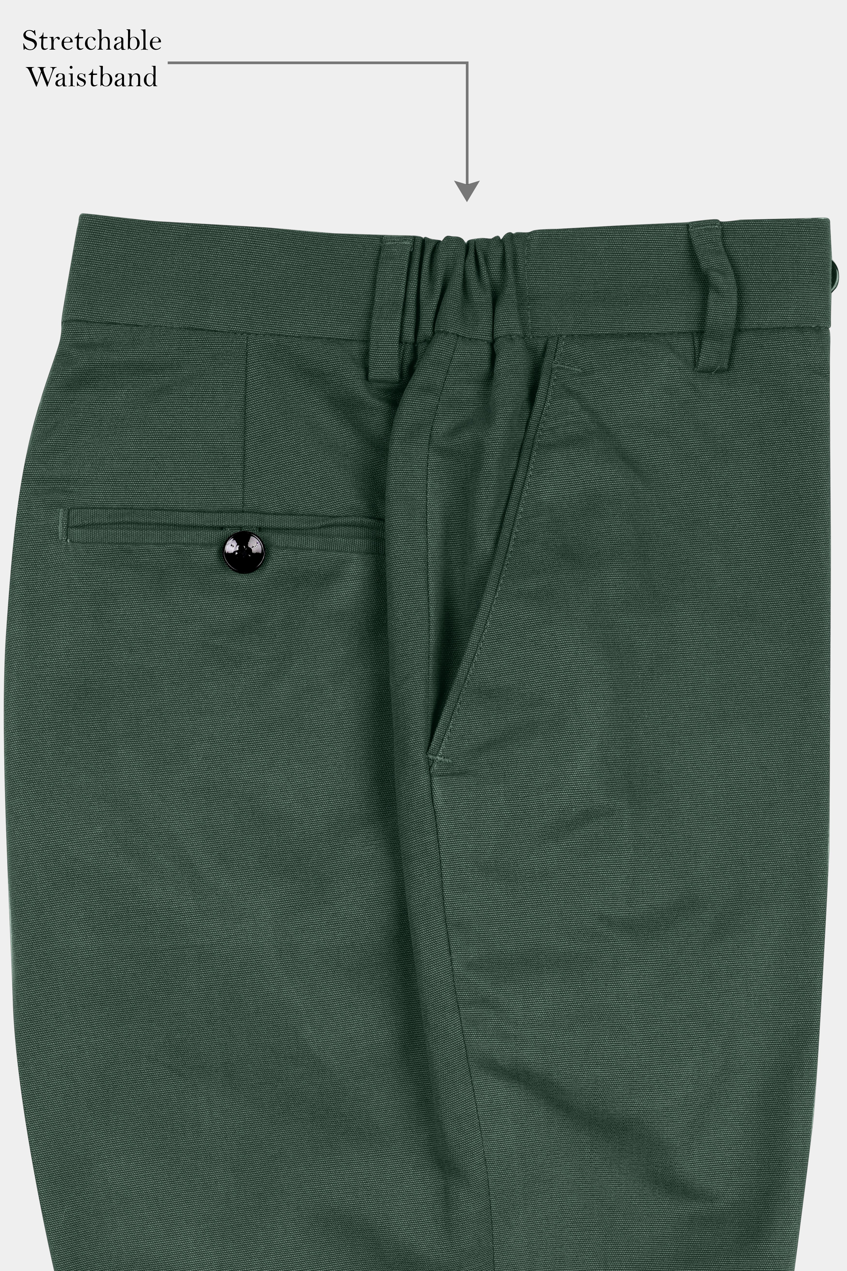 Fern Green Premium Cotton Pant T2970-28, T2970-30, T2970-32, T2970-34, T2970-36, T2970-38, T2970-40, T2970-42, T2970-44