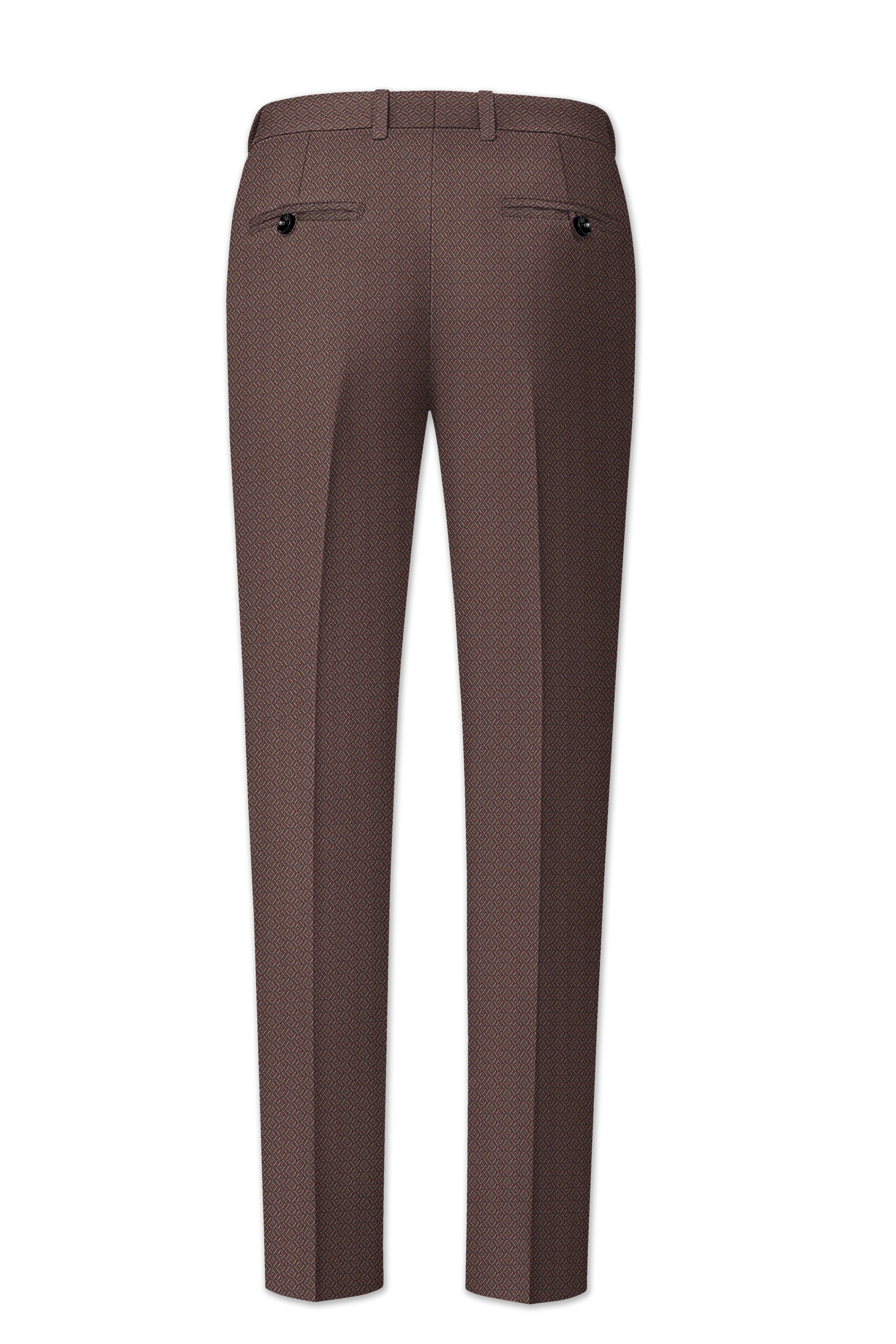 Hemp Brown Wool Rich Pant