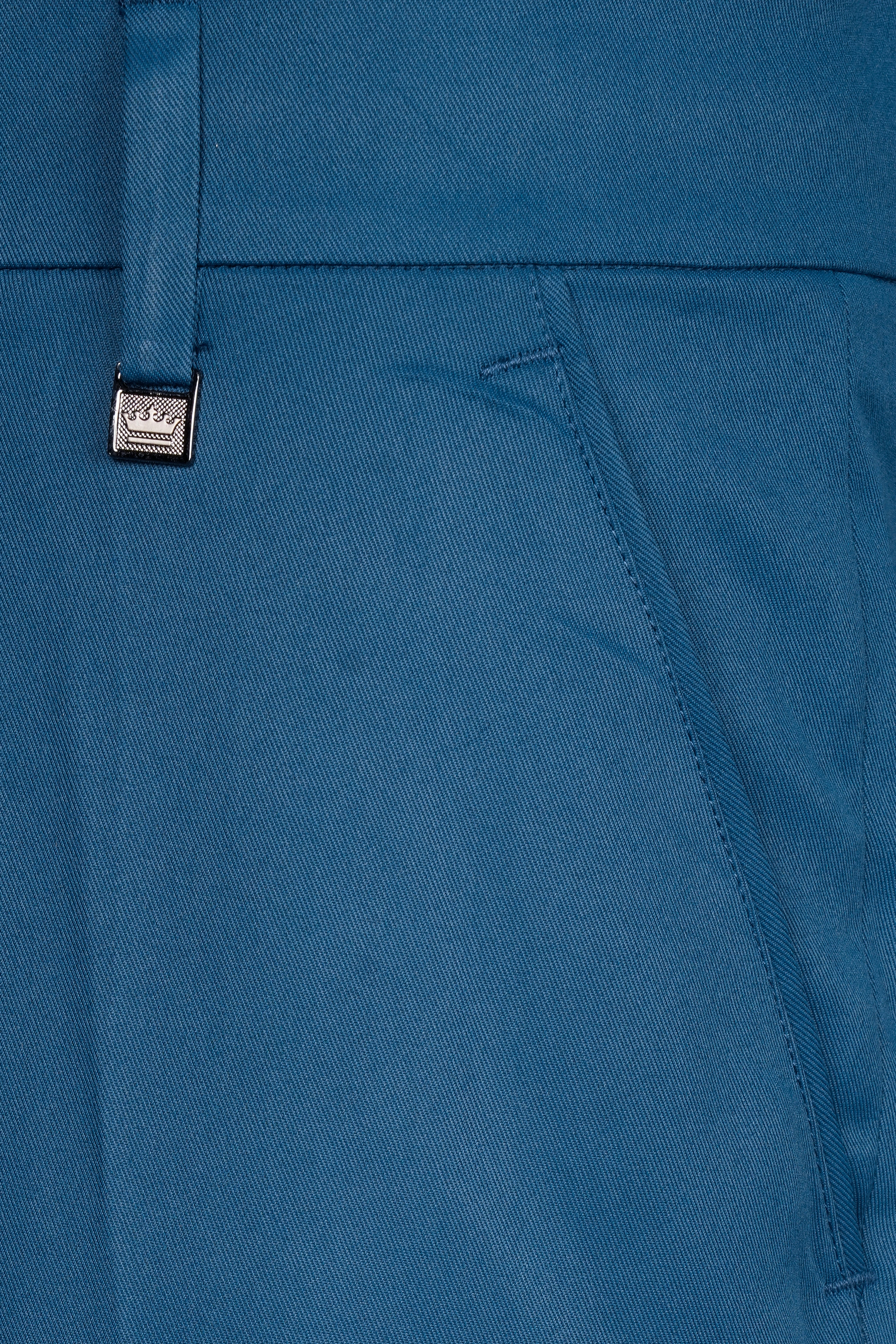 Calypso Blue Wool Rich Pant T3064-28, T3064-30, T3064-32, T3064-34, T3064-36, T3064-38, T3064-40, T3064-42, T3064-44