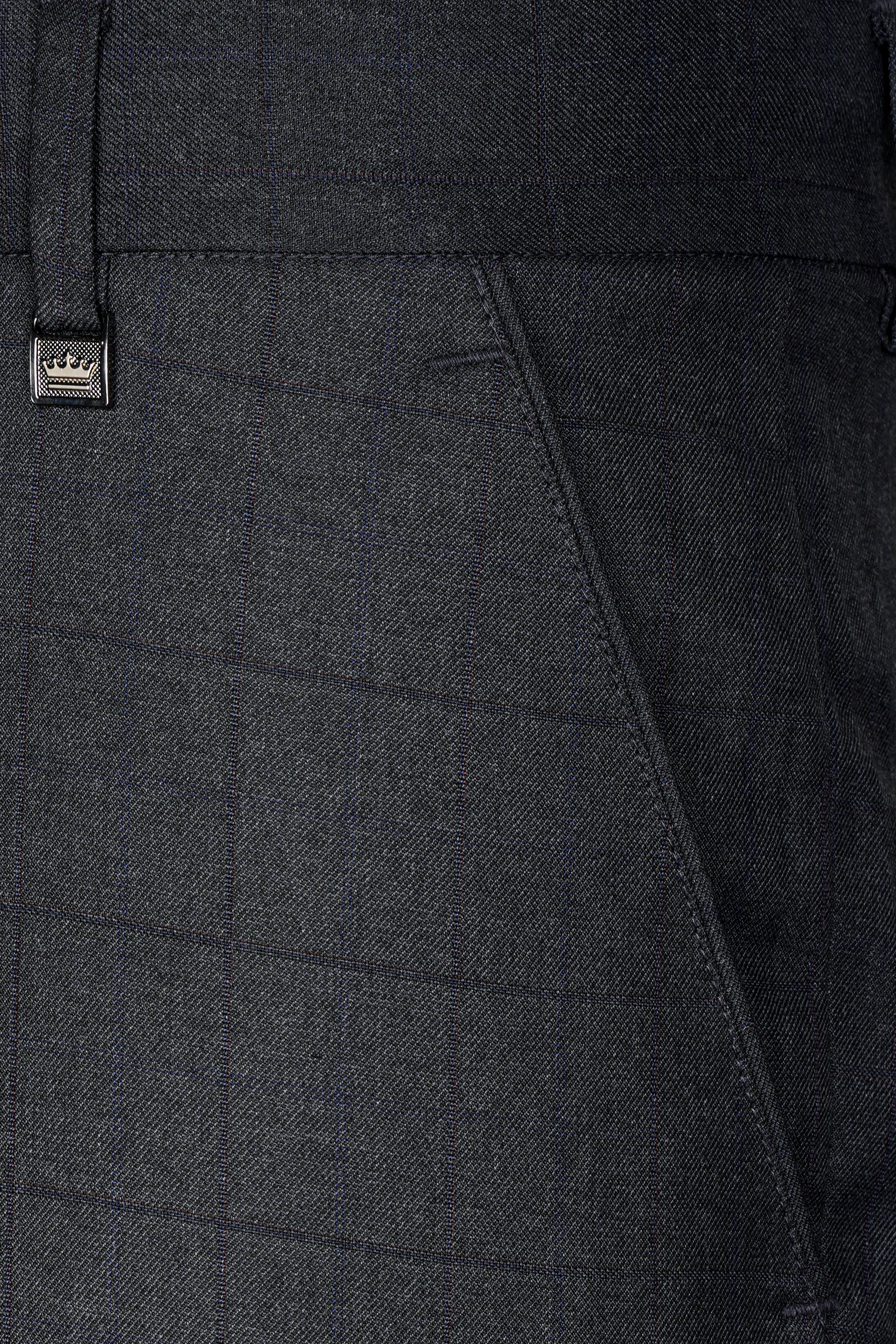 Arsenic Grey Wool Rich Pant T3072-28, T3072-30, T3072-32, T3072-34, T3072-36, T3072-38, T3072-40, T3072-42, T3072-44