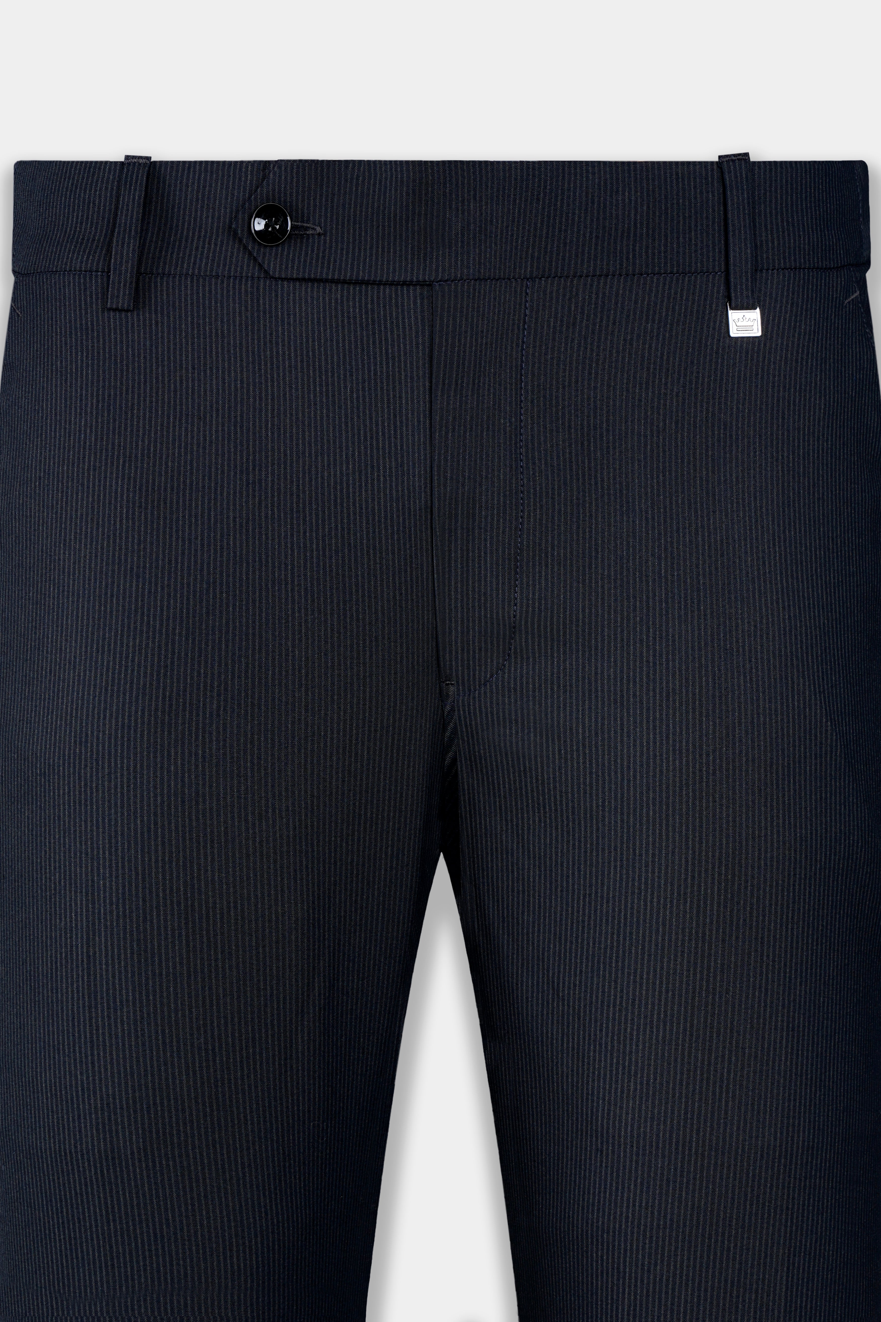 Charade Gray Wool Rich Stretchable Waistband Pant