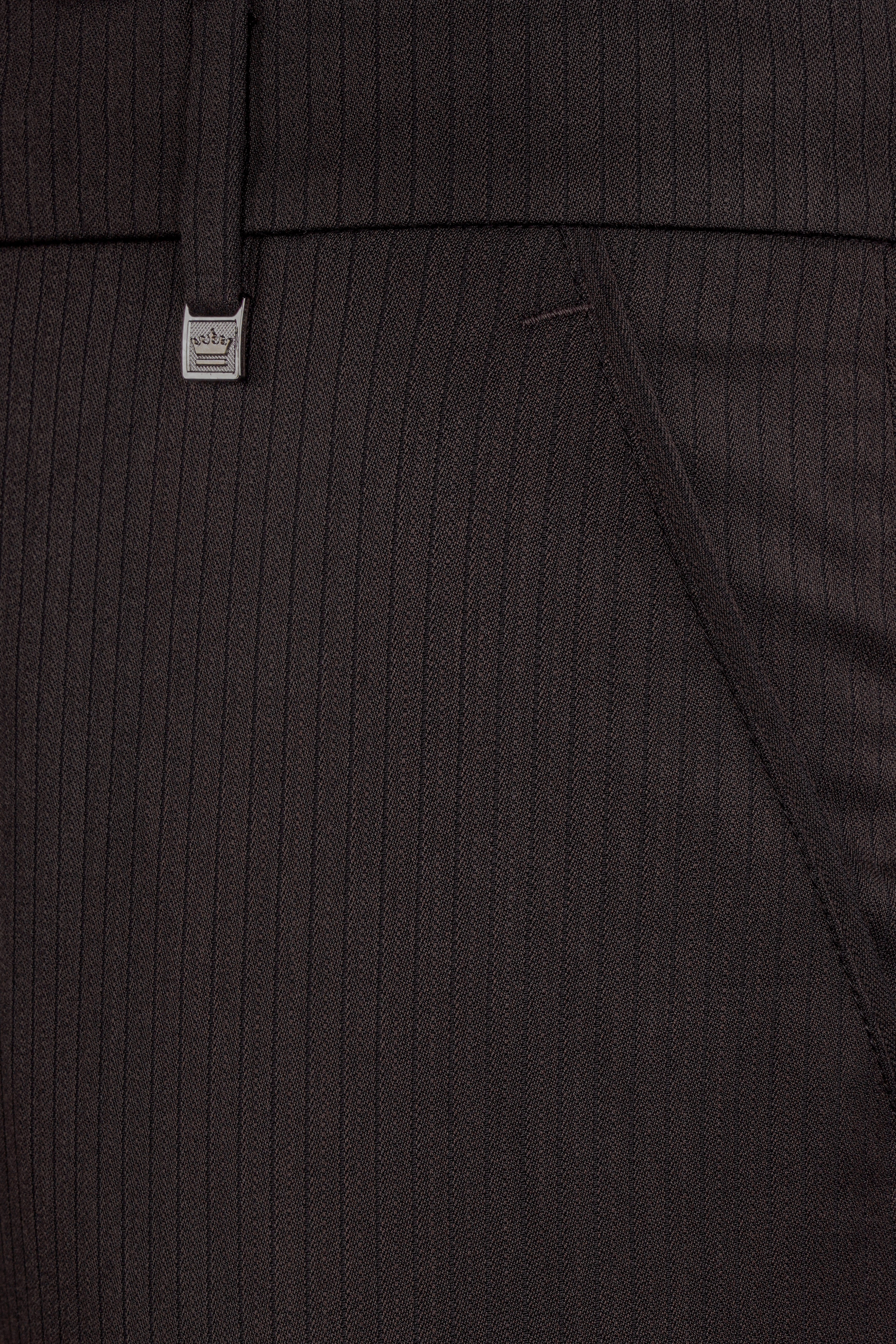 Iridium Gray Wool Rich Pant