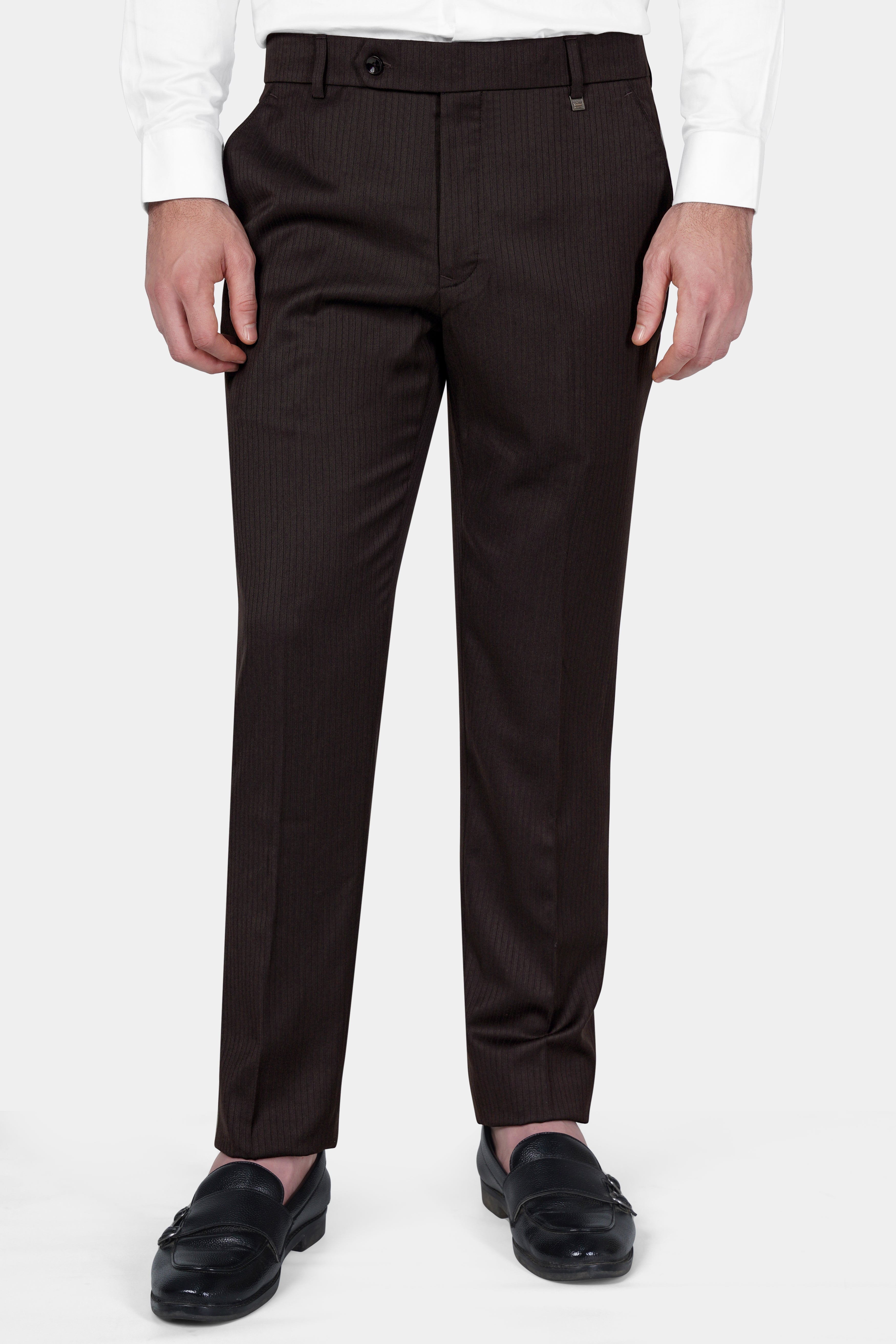 Iridium Gray Wool Rich Pant