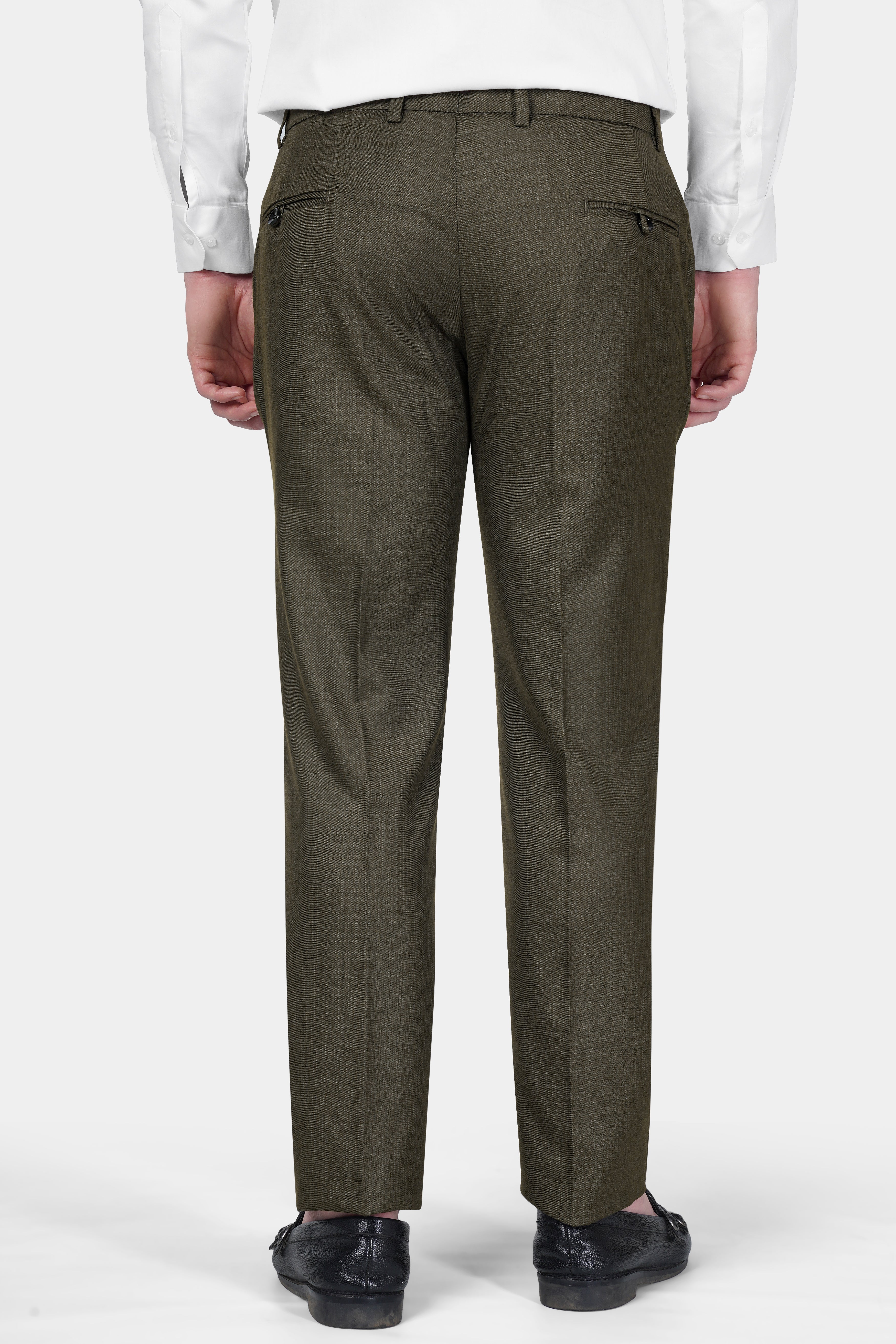 Eclipse Brown Wool Rich Pant