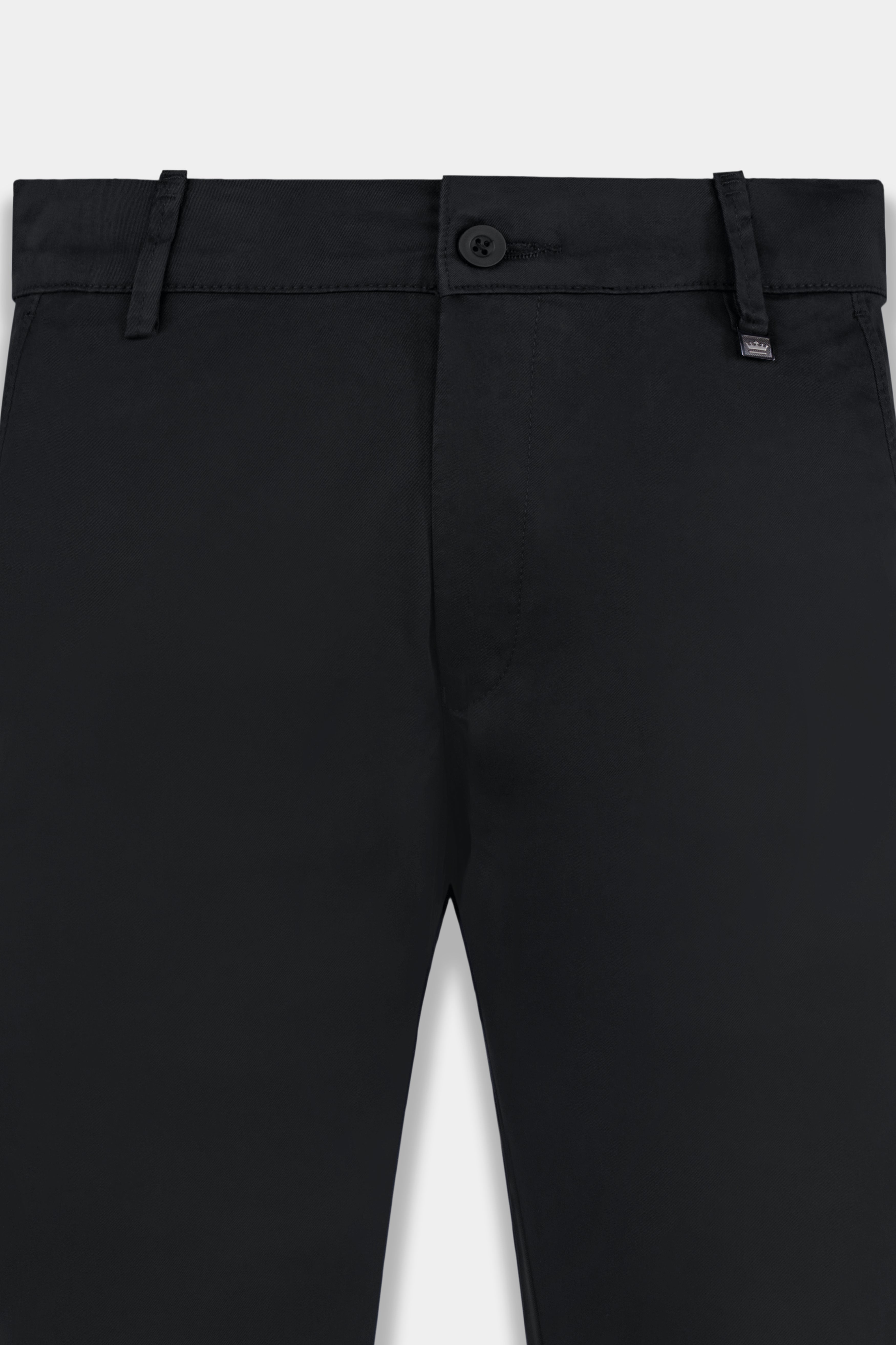 Jade Black Premium Cotton Chinos Pant