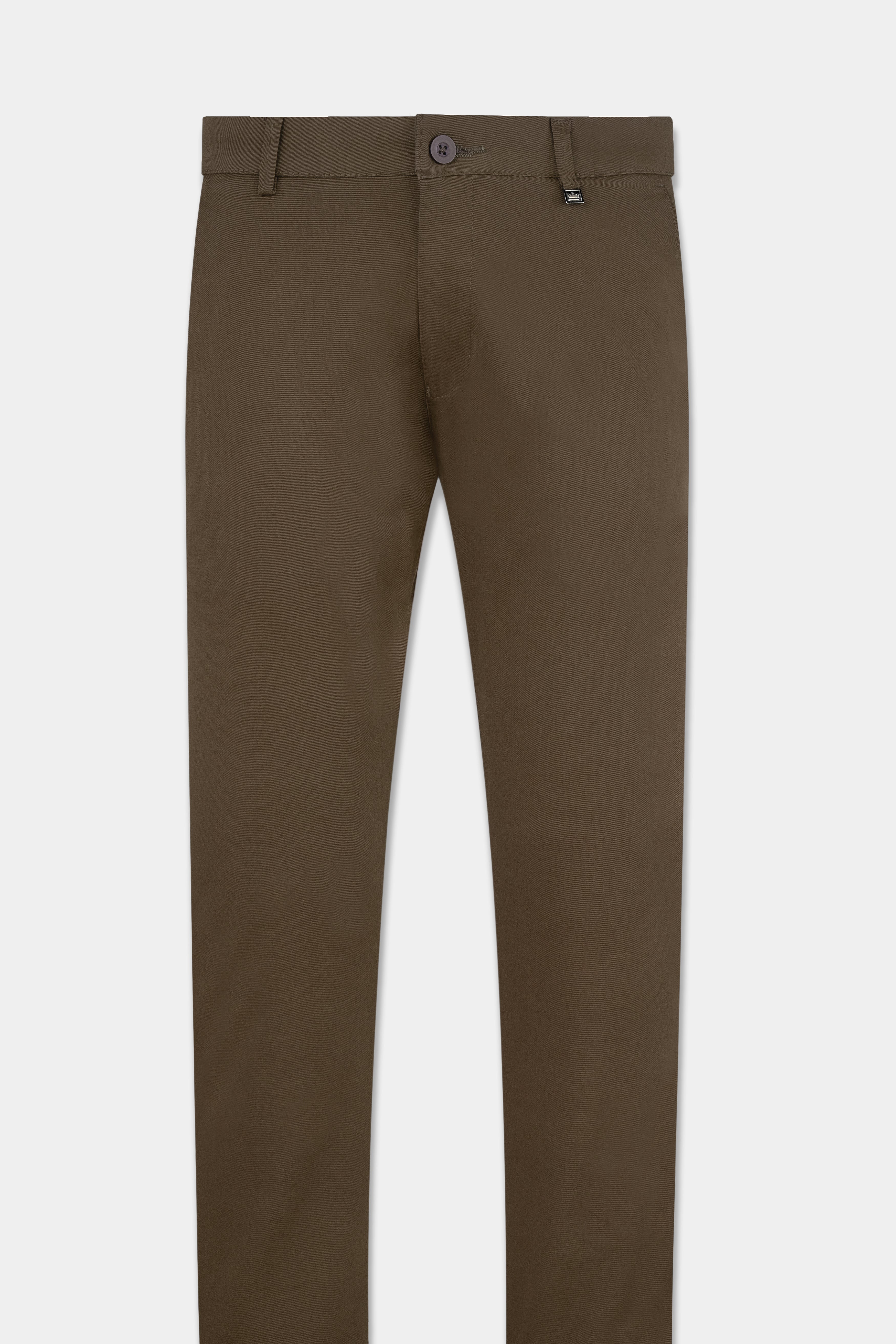 Saddle Brown Premium Cotton Chinos Pant