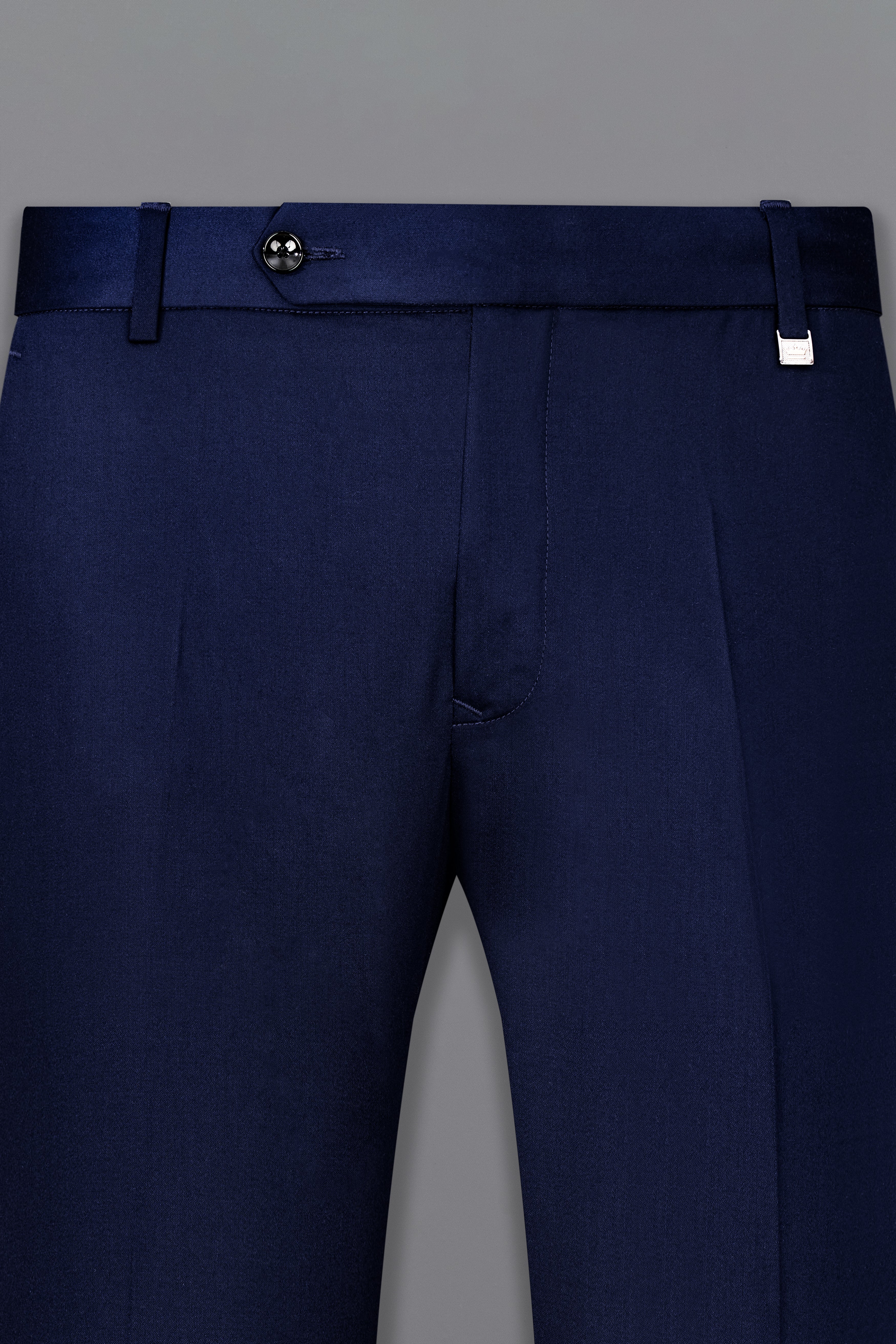 Space Blue Subtle Sheen Traveler Trouser