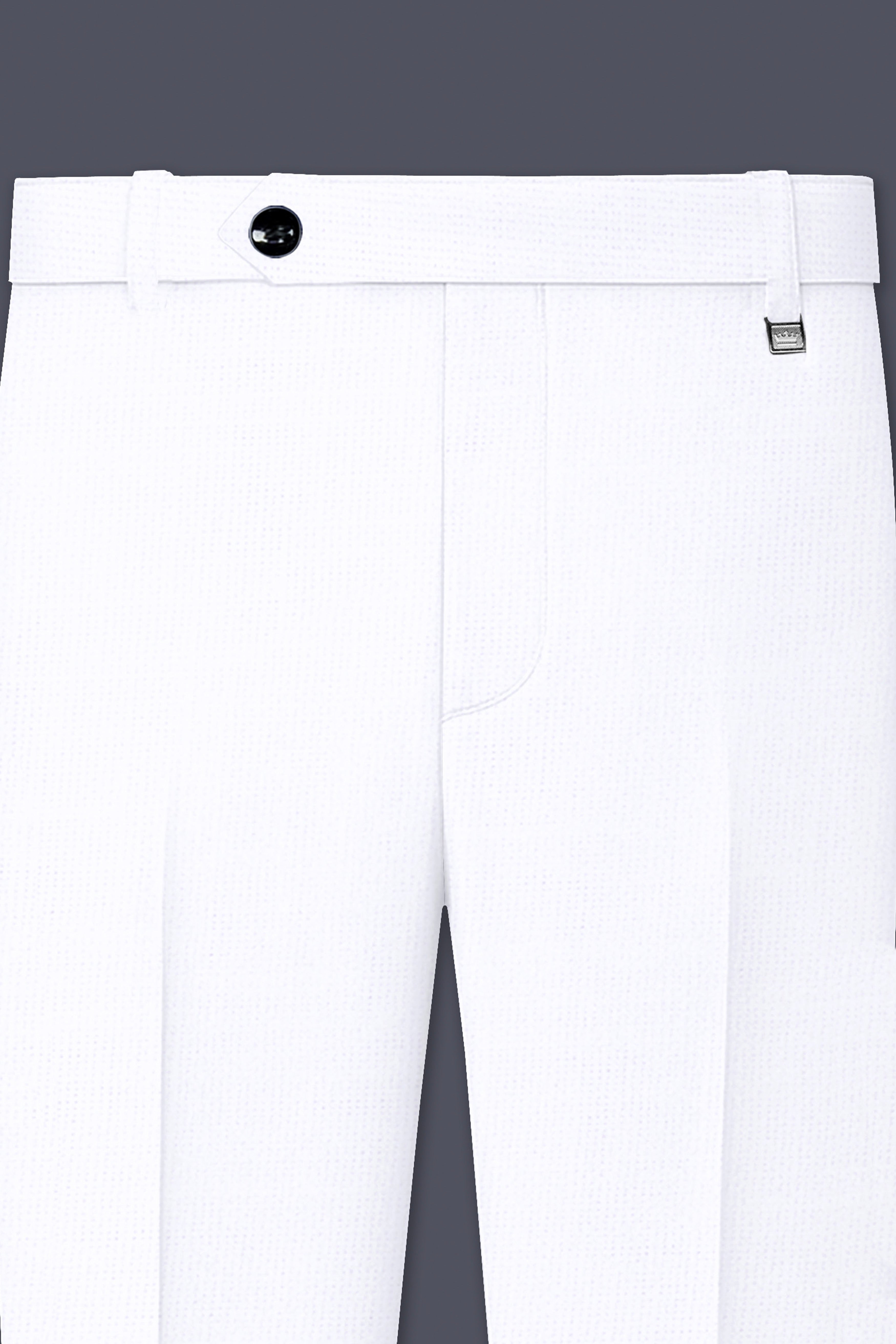 Bright White Linen Performance Pant