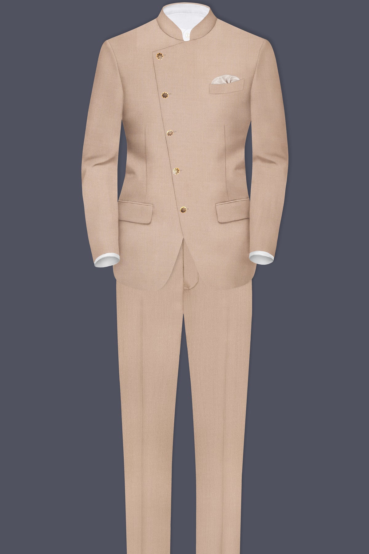 Hazelnut Subtle Sheen Formal Pant
