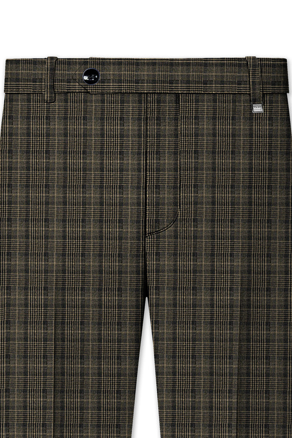 Walnut Plaid Formal Pant
