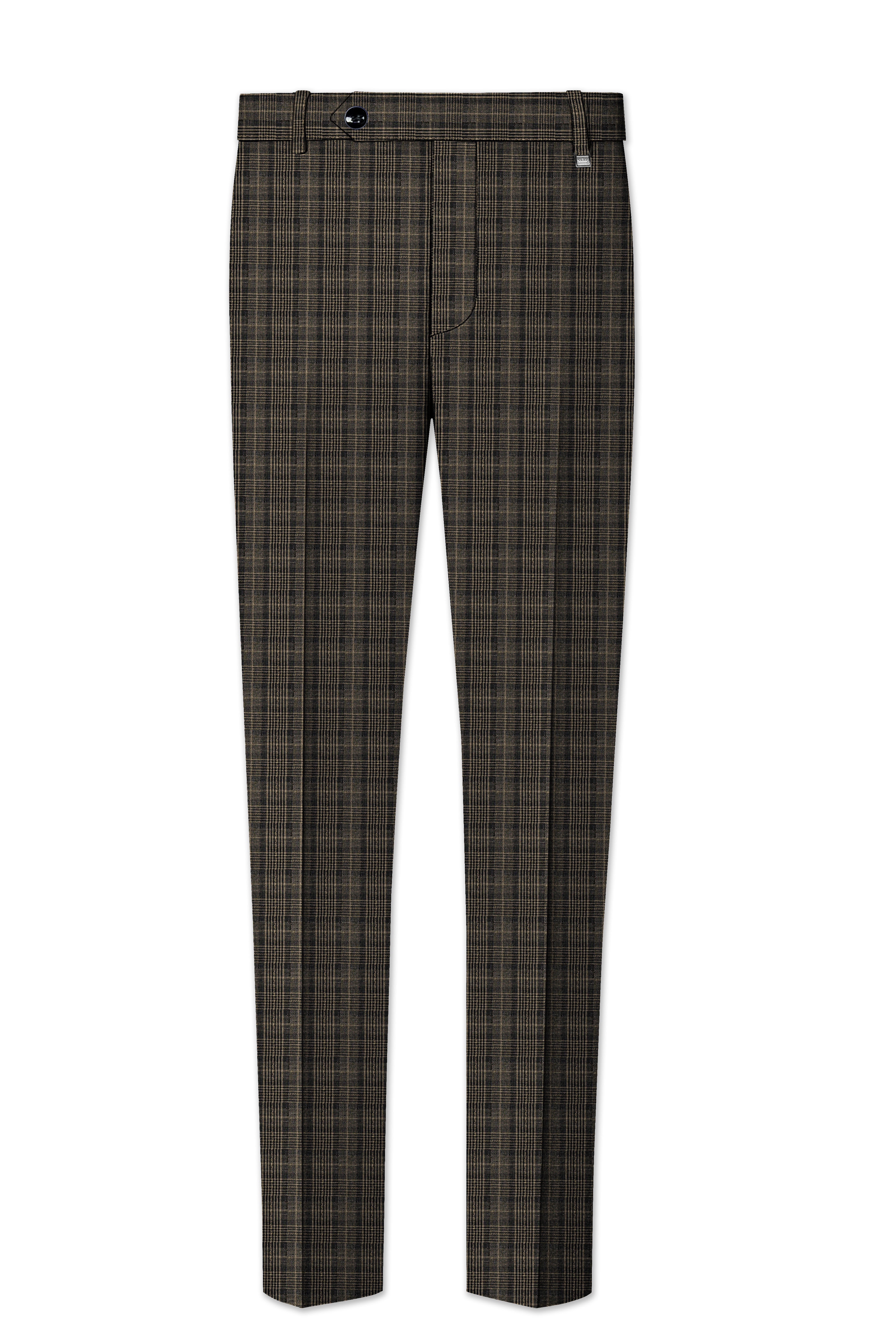 Walnut Plaid Formal Pant