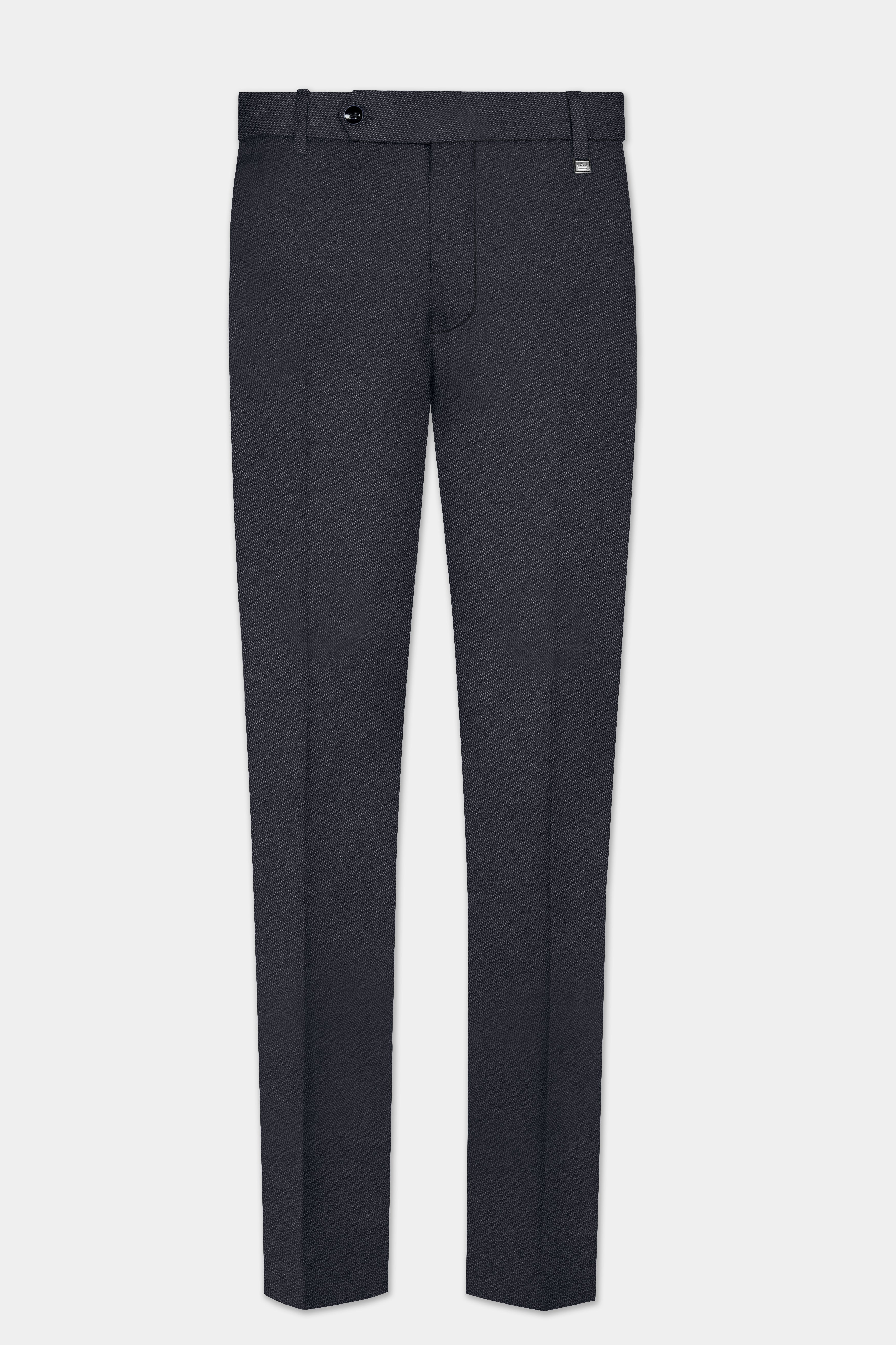 Piano Gray Wool Blend Pant