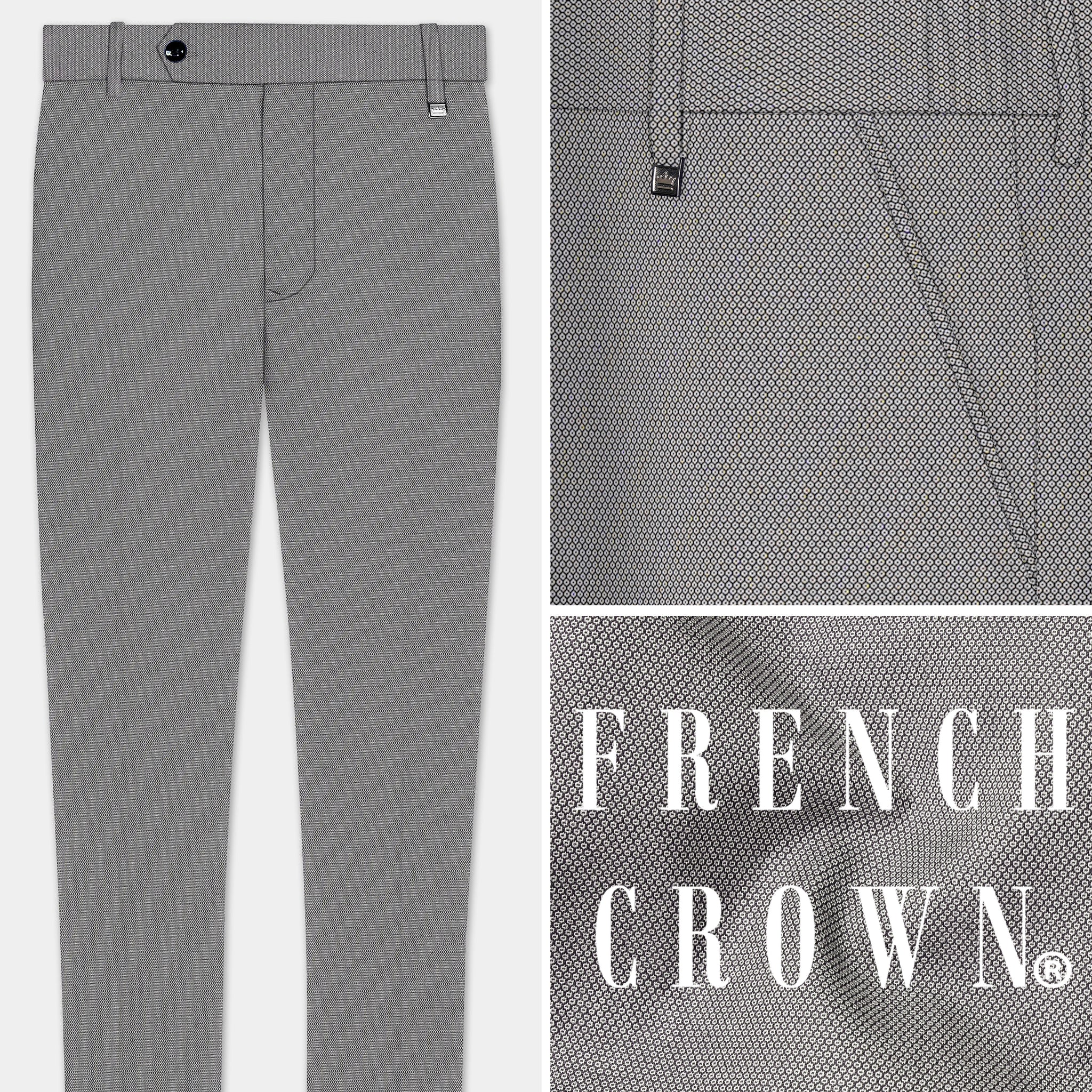 Vampire Grey Viscos Rayon Straight Pant