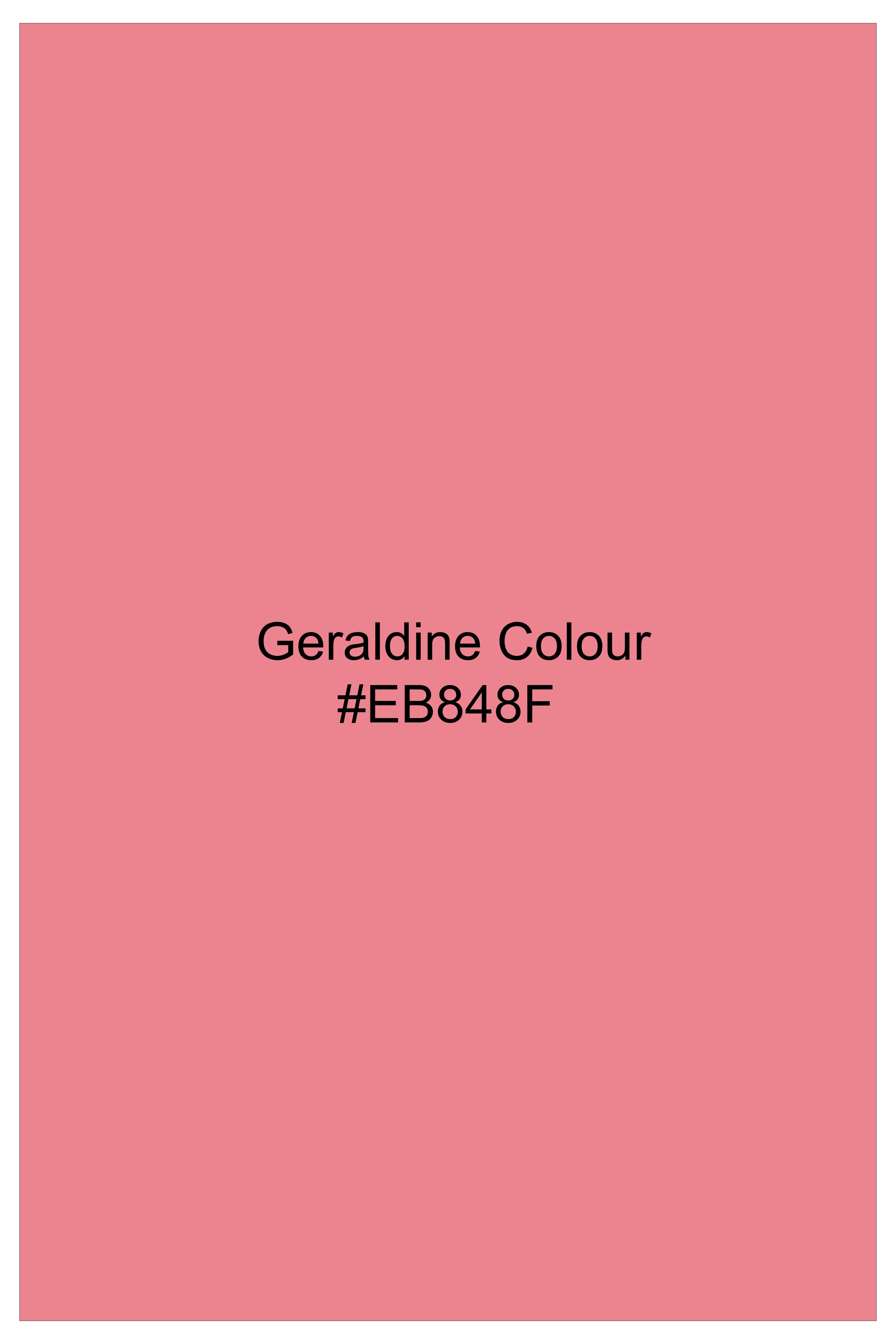 Springtide-Geraldine Pink Floral Printed Cotton Stretchable Waistband Pant