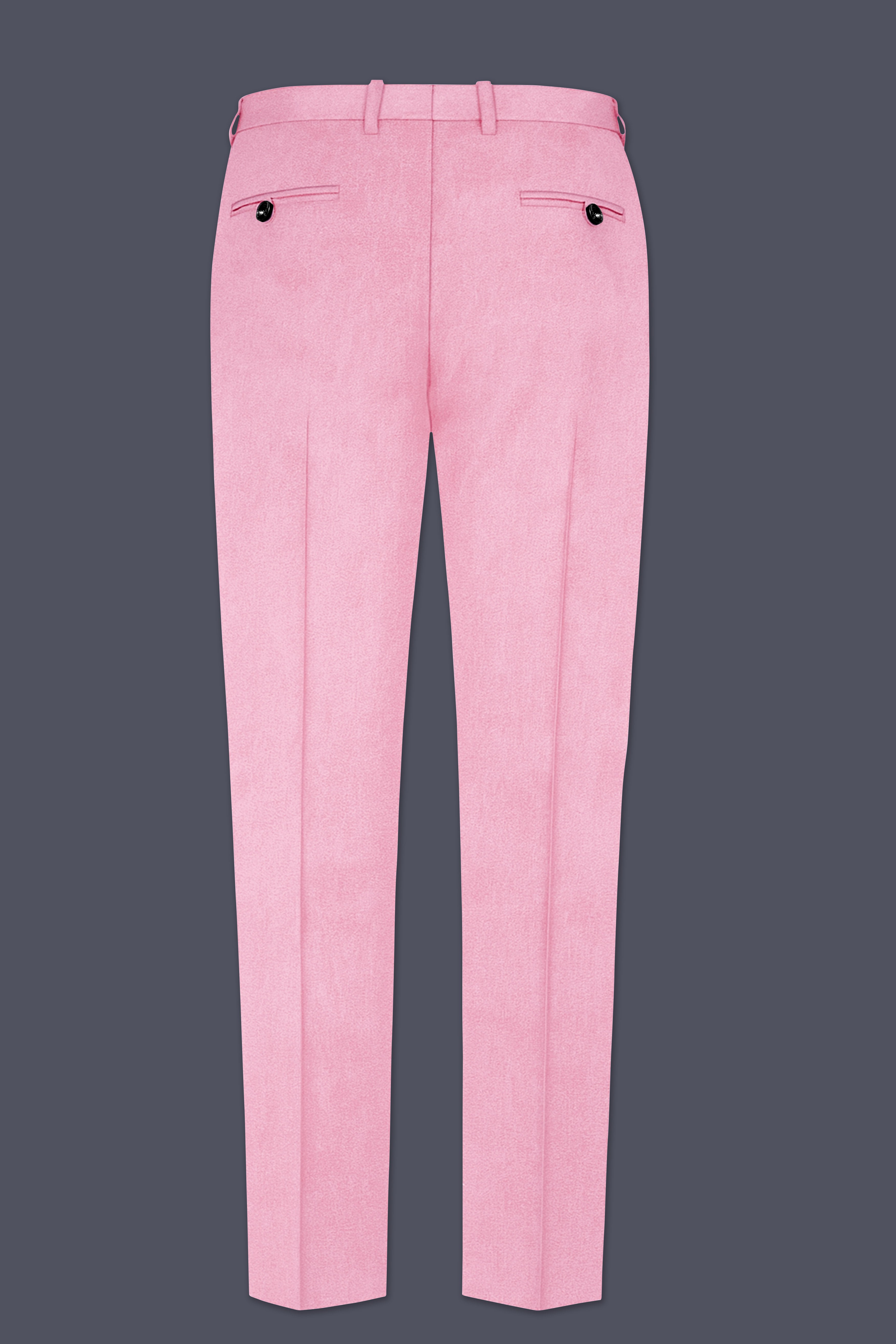 Fleurvel-Azalea Pink Velvet Stretchable Waistband Pant
