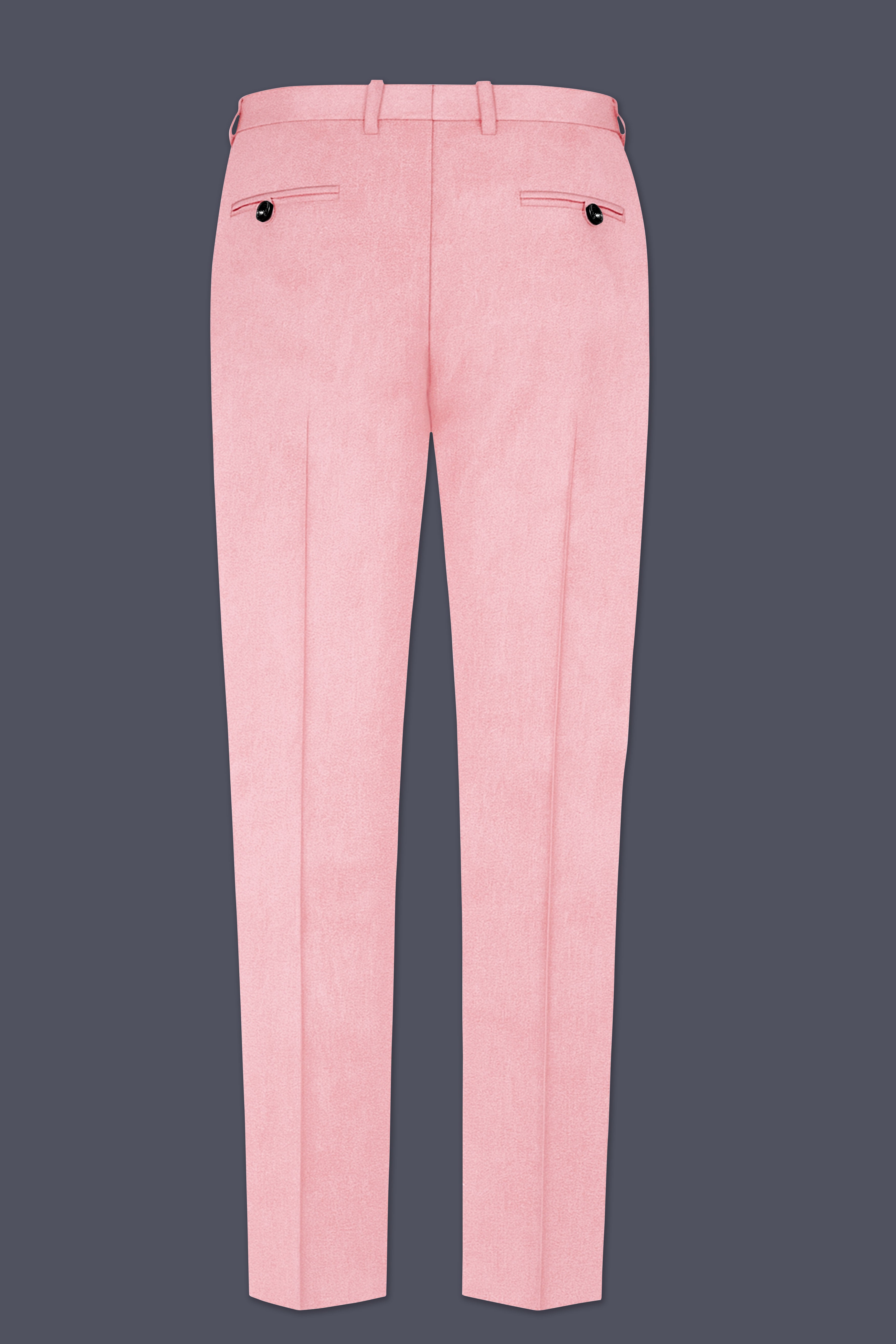 Rosivell-Careys Pink Velvet Stretchable Waistband Pant