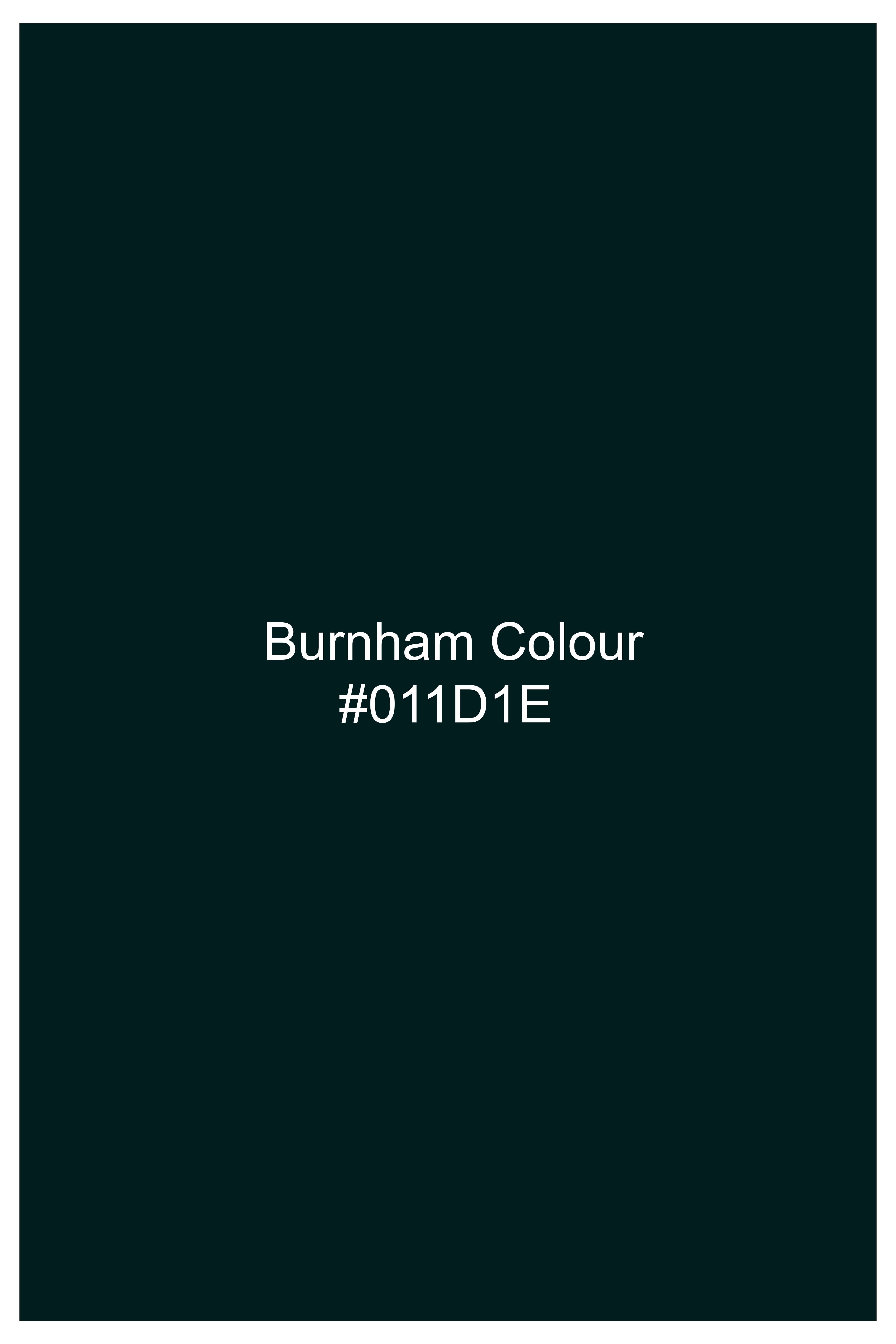 Emerivell-Burnham Green Velvet Stretchable Waistband Pant