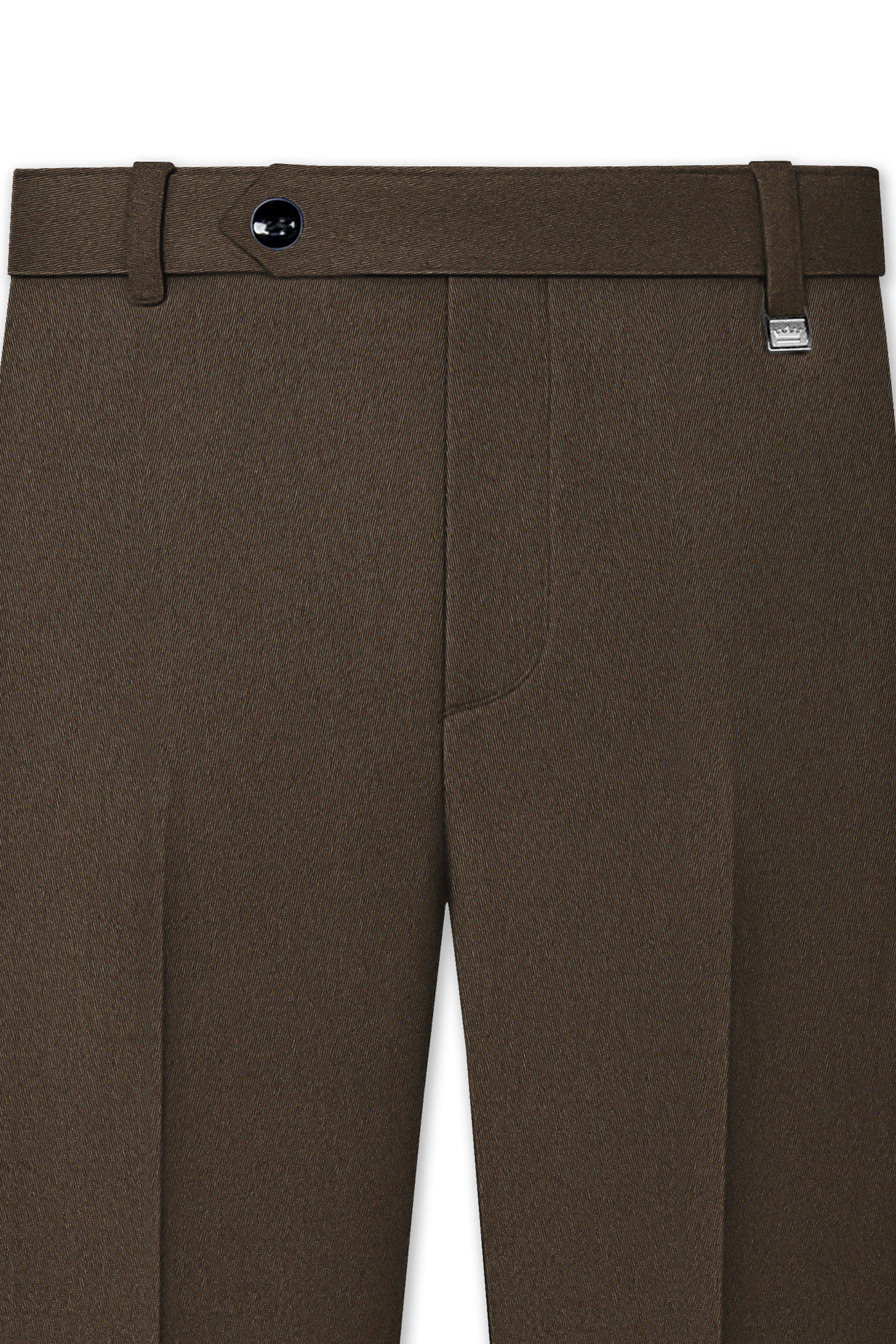 Jagvire-Birch Brown Premium Cotton Stretchable Waistband Pant