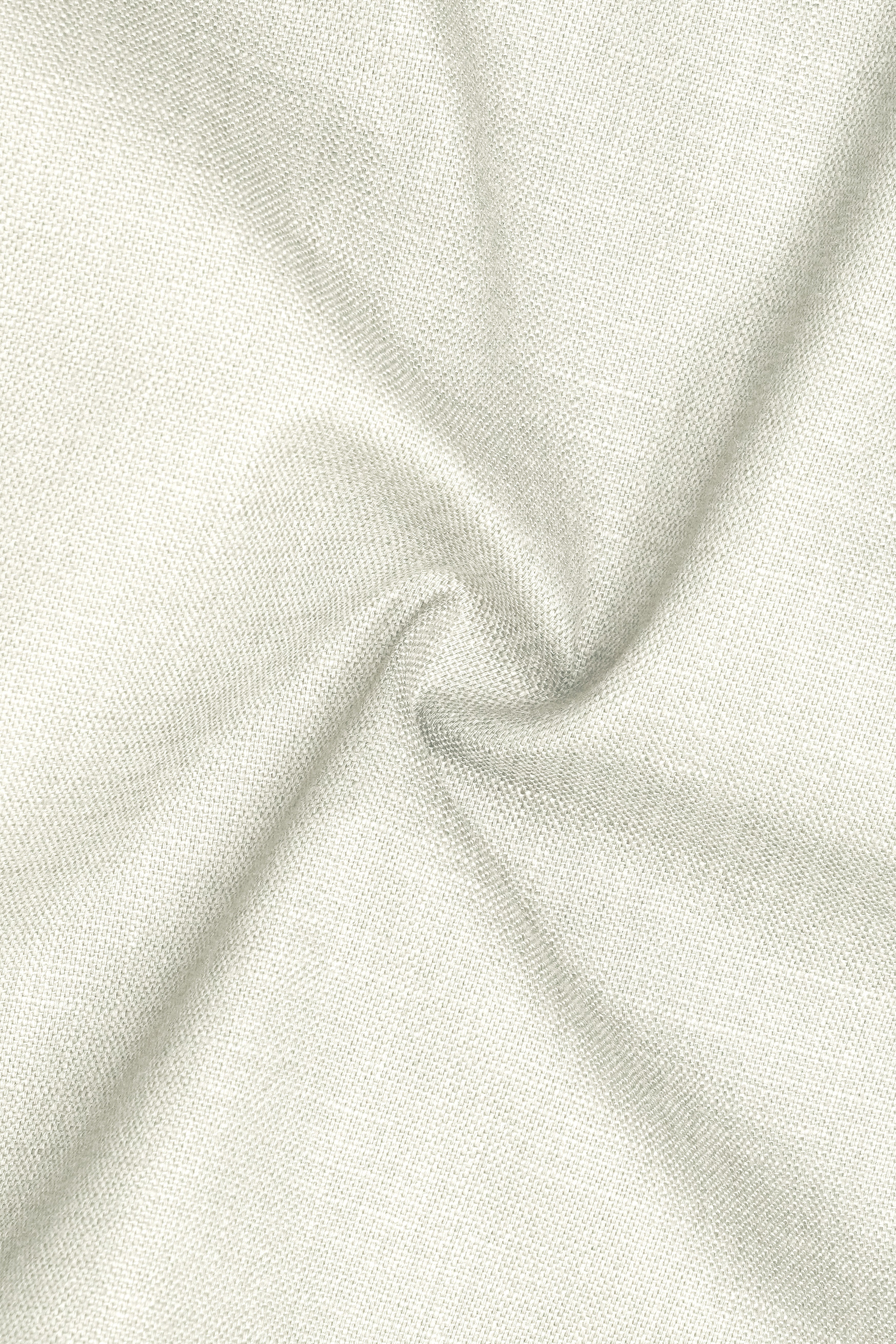Viridale-Periglacial Green Luxurious Linen Stretchable Waistband Pant